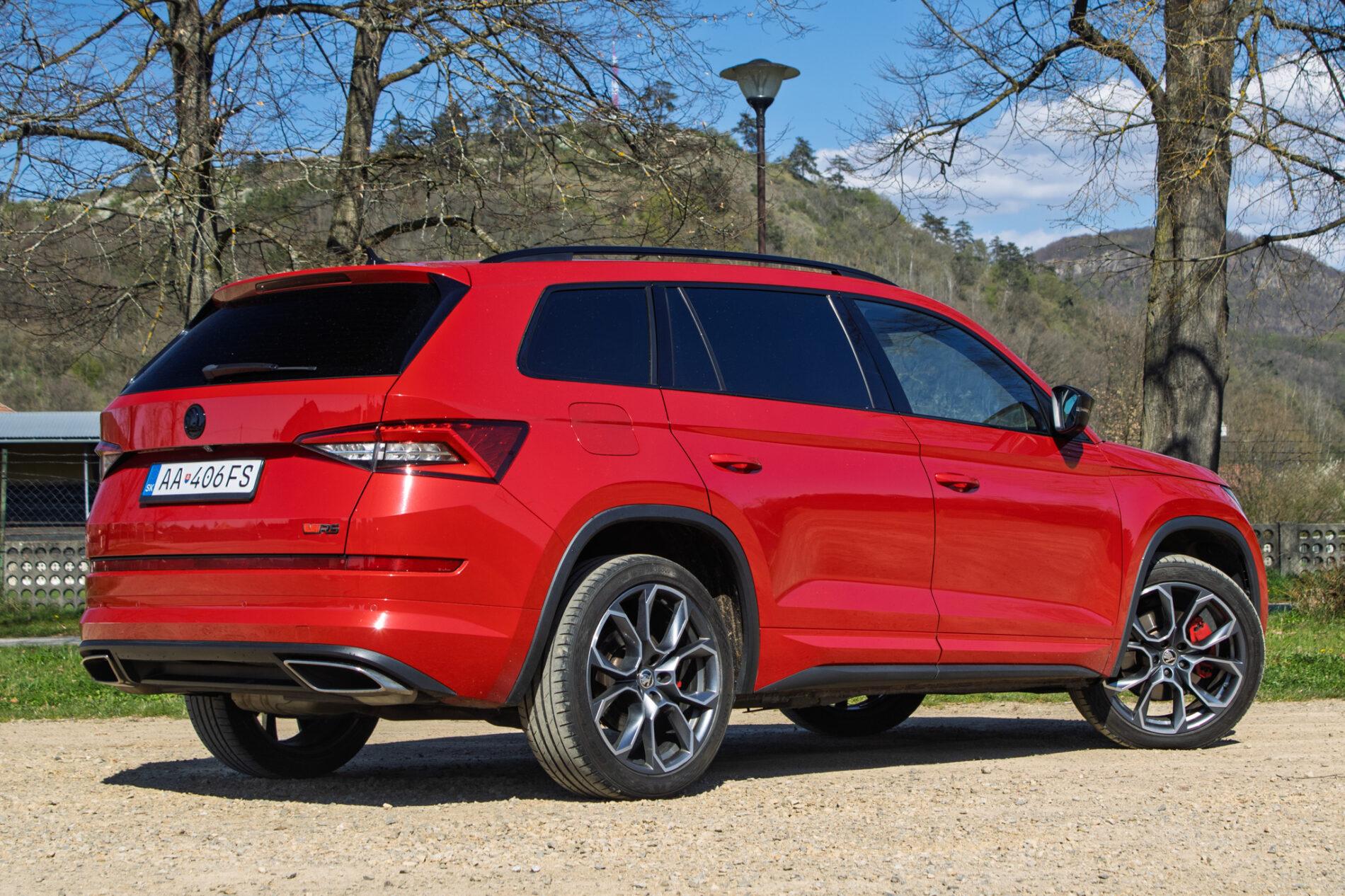 2019 Skoda Kodiaq RS, červená suv, 174 325 km
