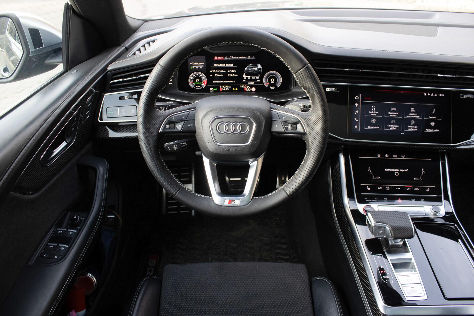 2021 AUDI SQ8, šedá suv, 122 000 km
