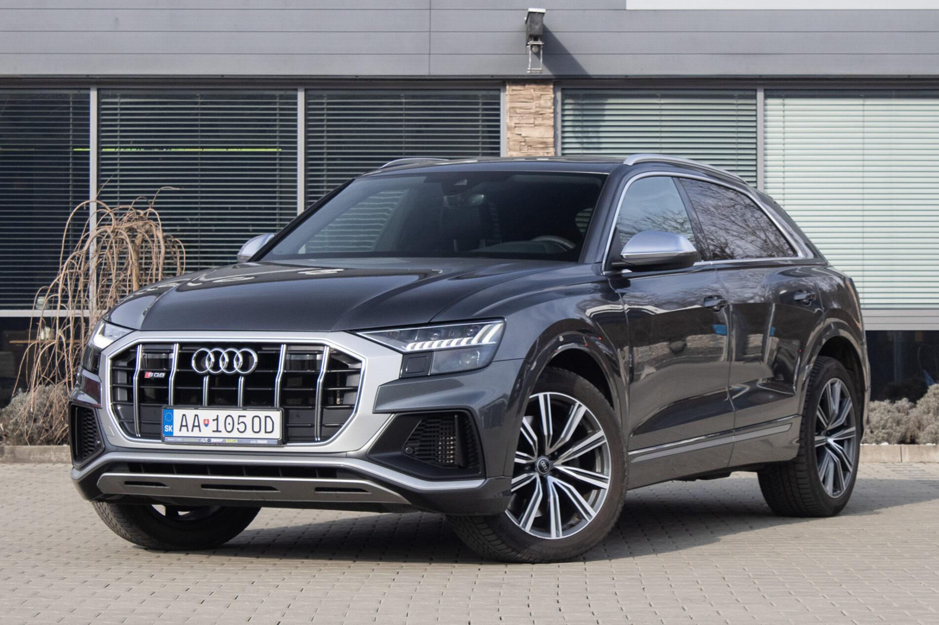 2021 AUDI SQ8, šedá suv, 122 000 km