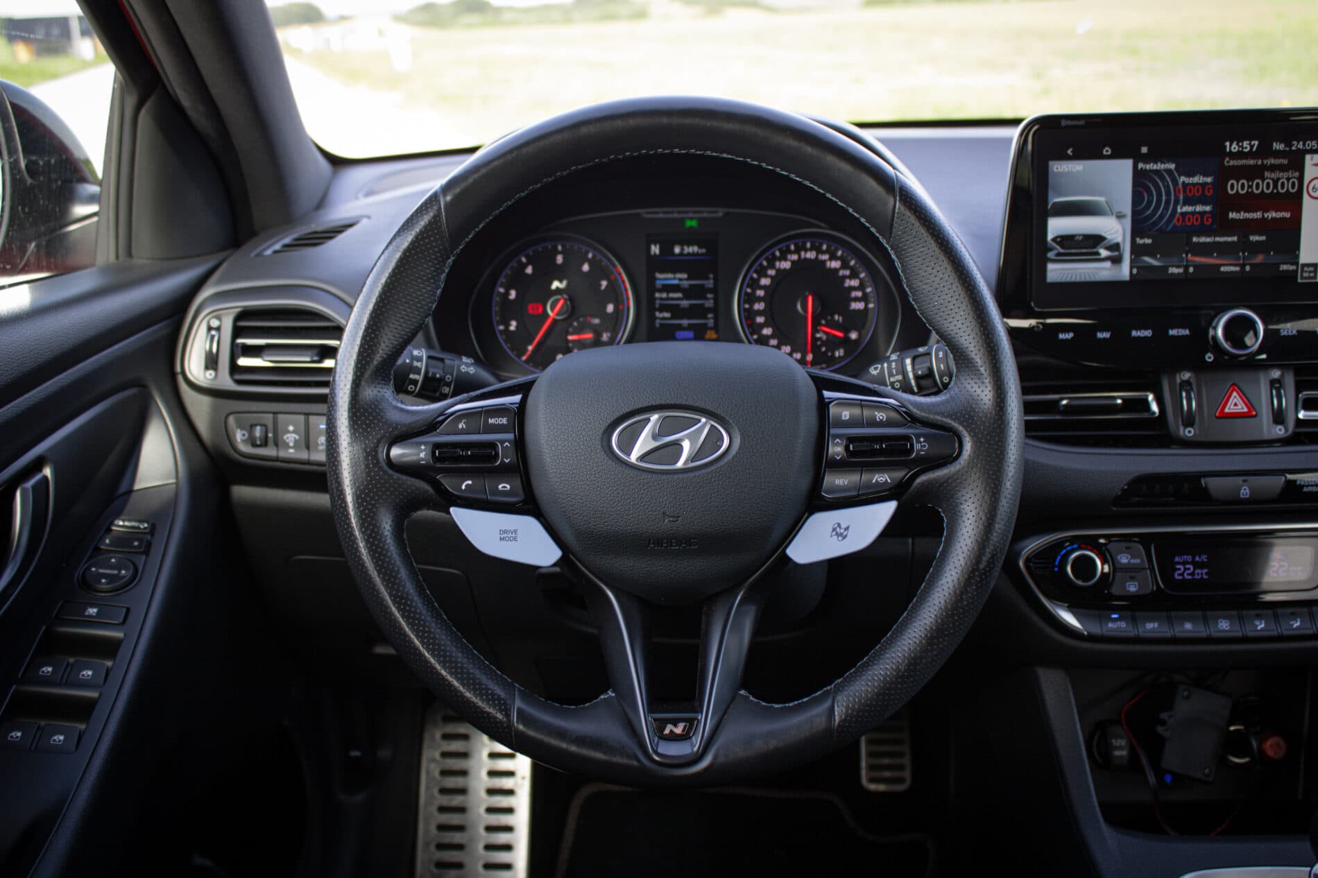 2021 Hyundai i30 N, červená hatchback, 46 172 km