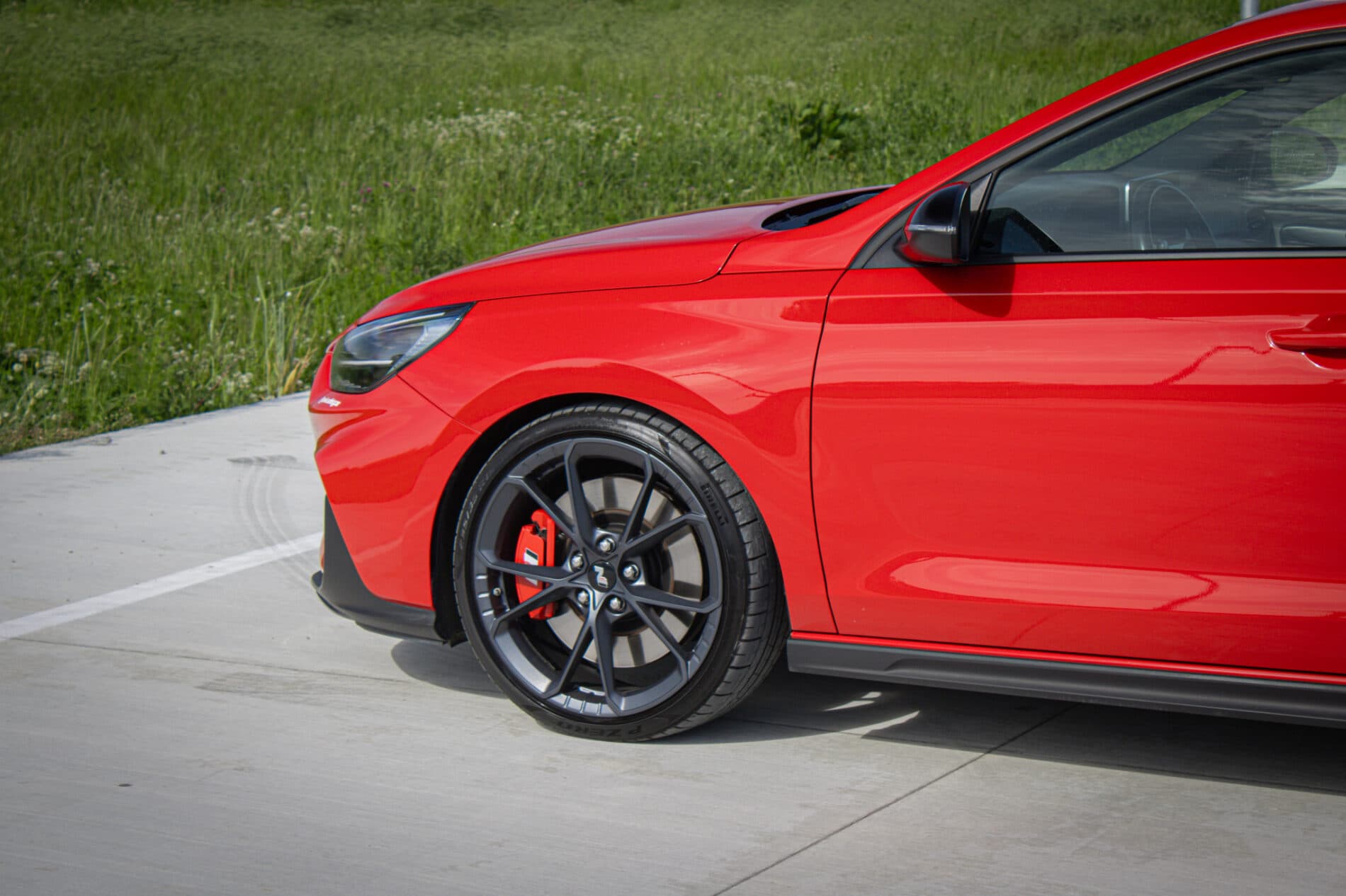 2021 Hyundai i30 N, červená hatchback, 46 172 km
