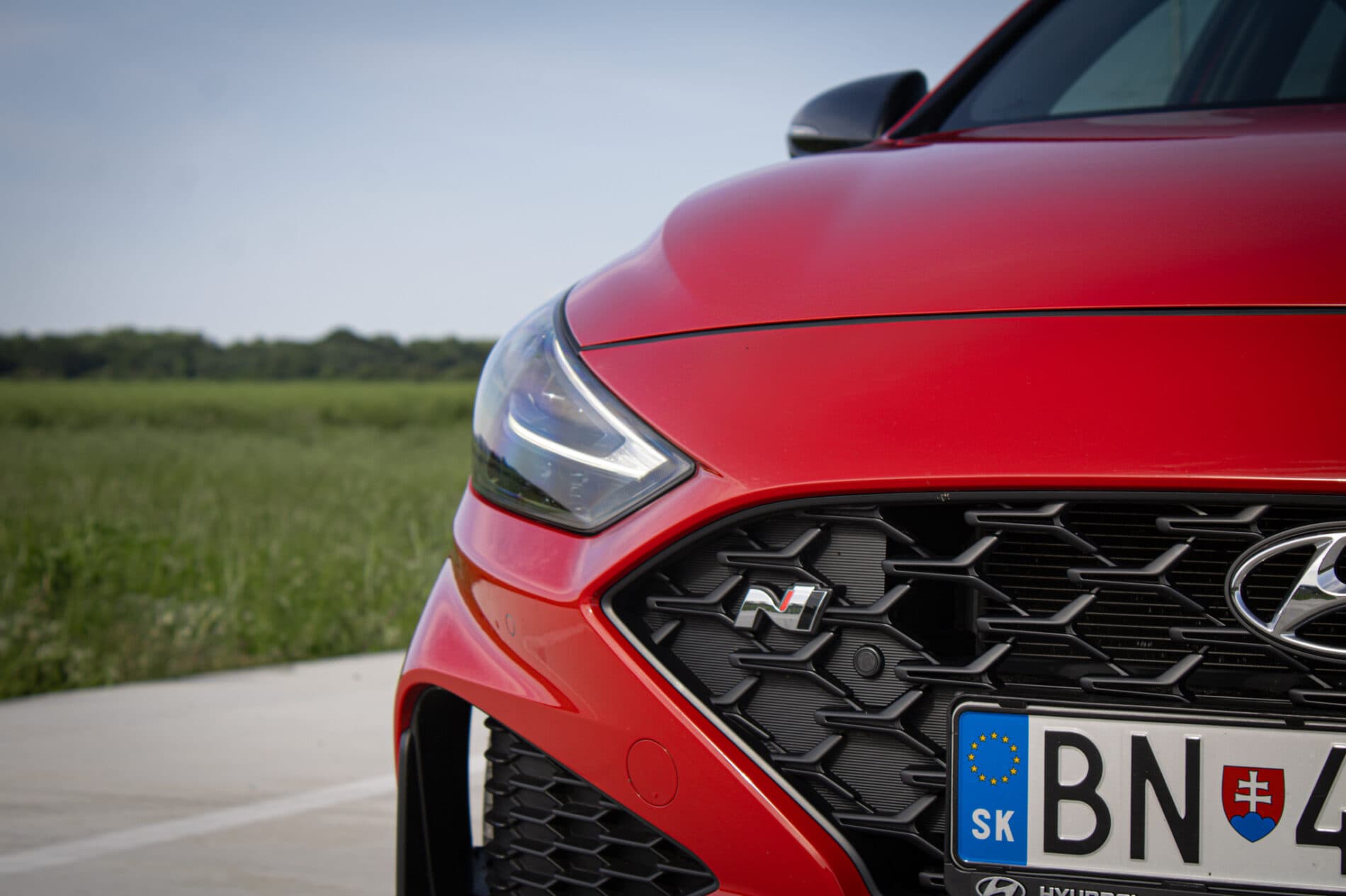 2021 Hyundai i30 N, červená hatchback, 46 172 km