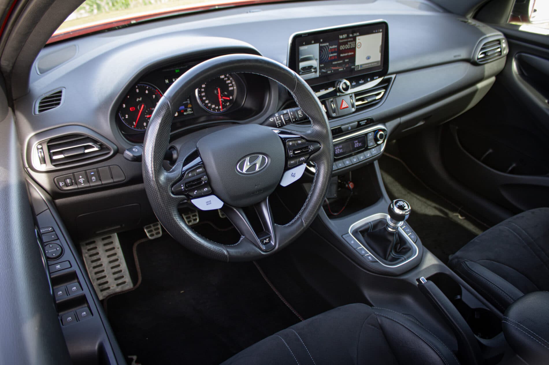 2021 Hyundai i30 N, červená hatchback, 46 172 km