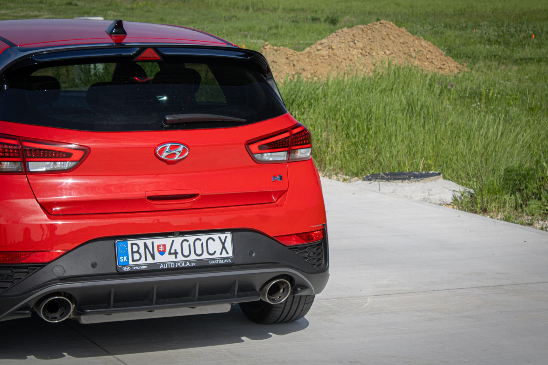 2021 Hyundai i30 N, červená hatchback, 46 172 km