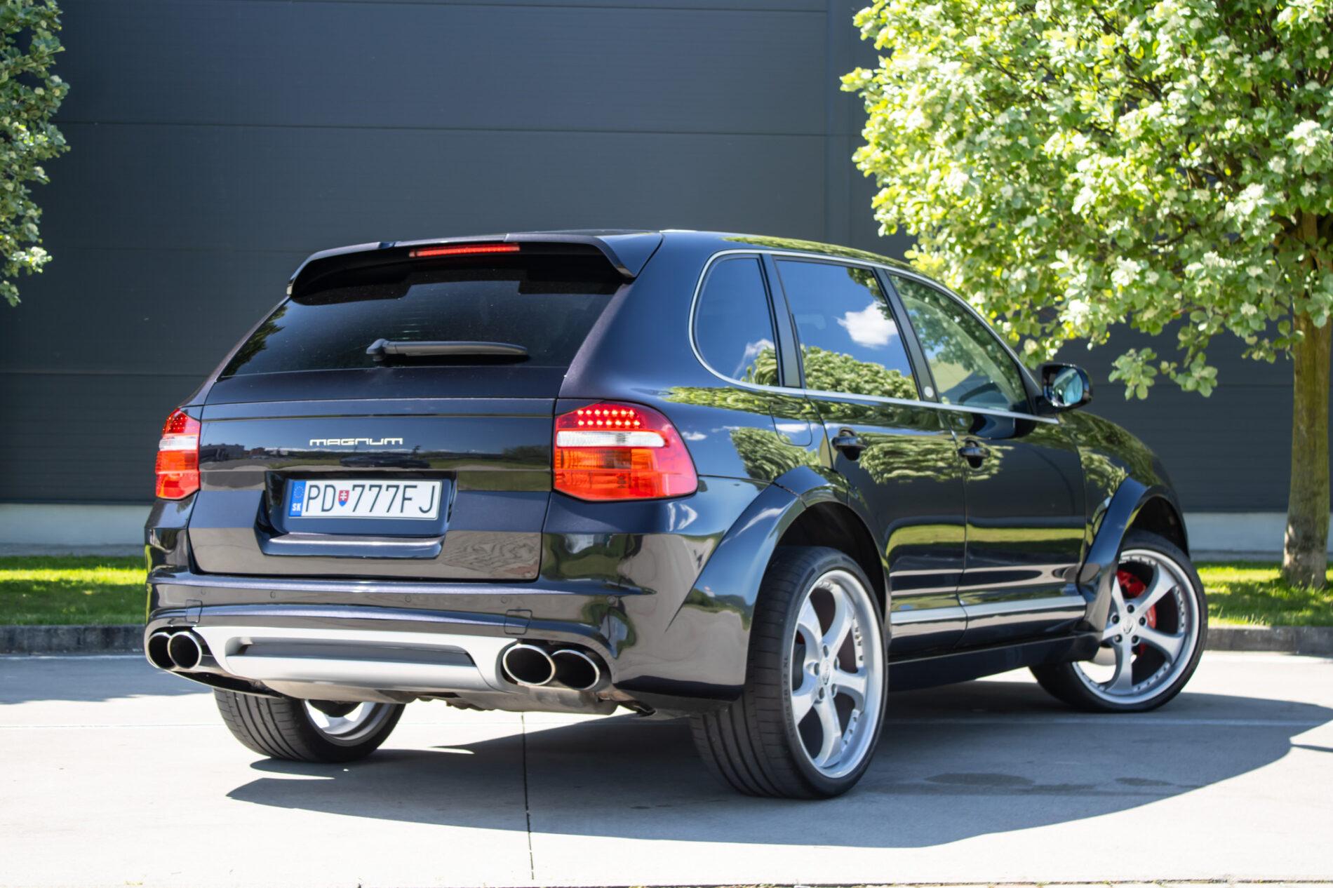 2008 Porsche Cayenne Turbo, černá suv, 67 427 km