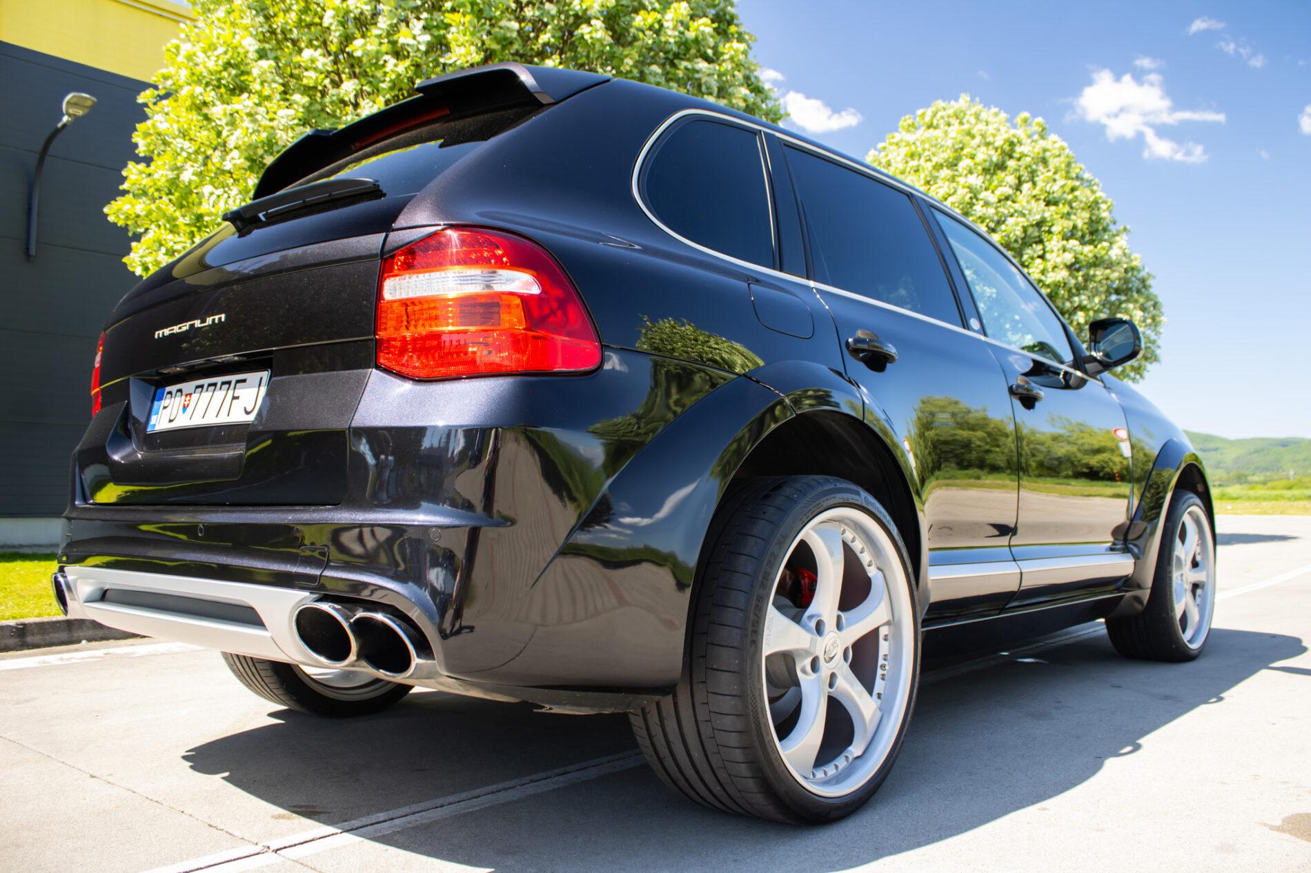 2008 Porsche Cayenne Turbo, černá suv, 67 427 km