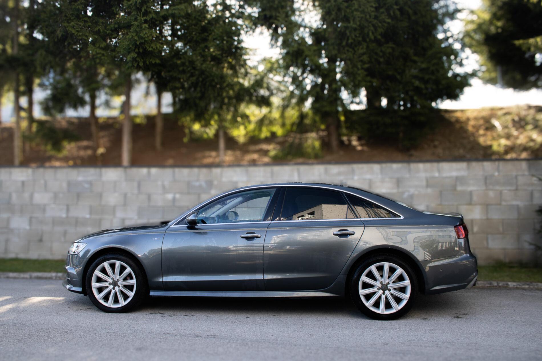 2015 AUDI S6, šedá sedan, 184 000 km