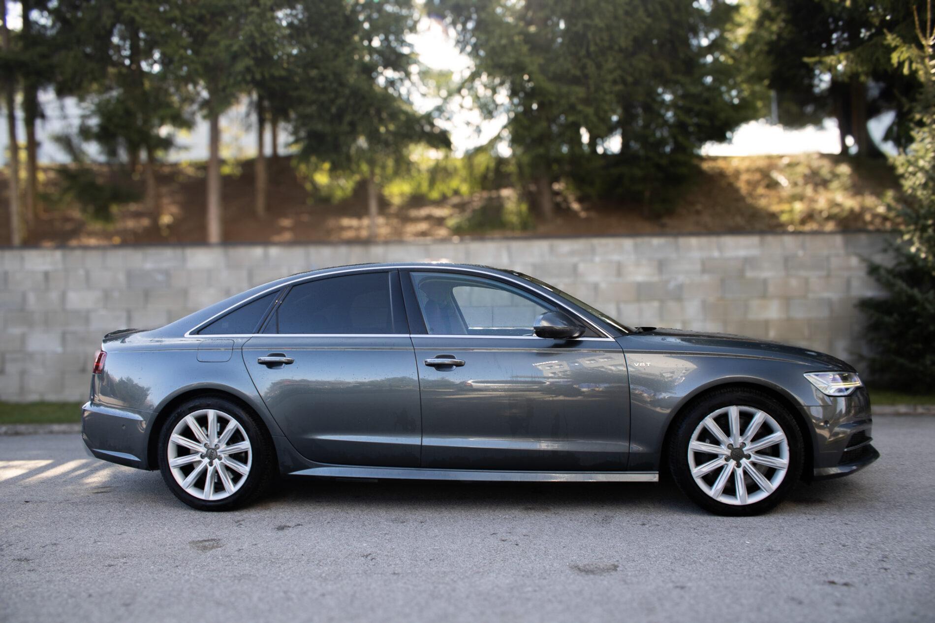 2015 AUDI S6, šedá sedan, 184 000 km