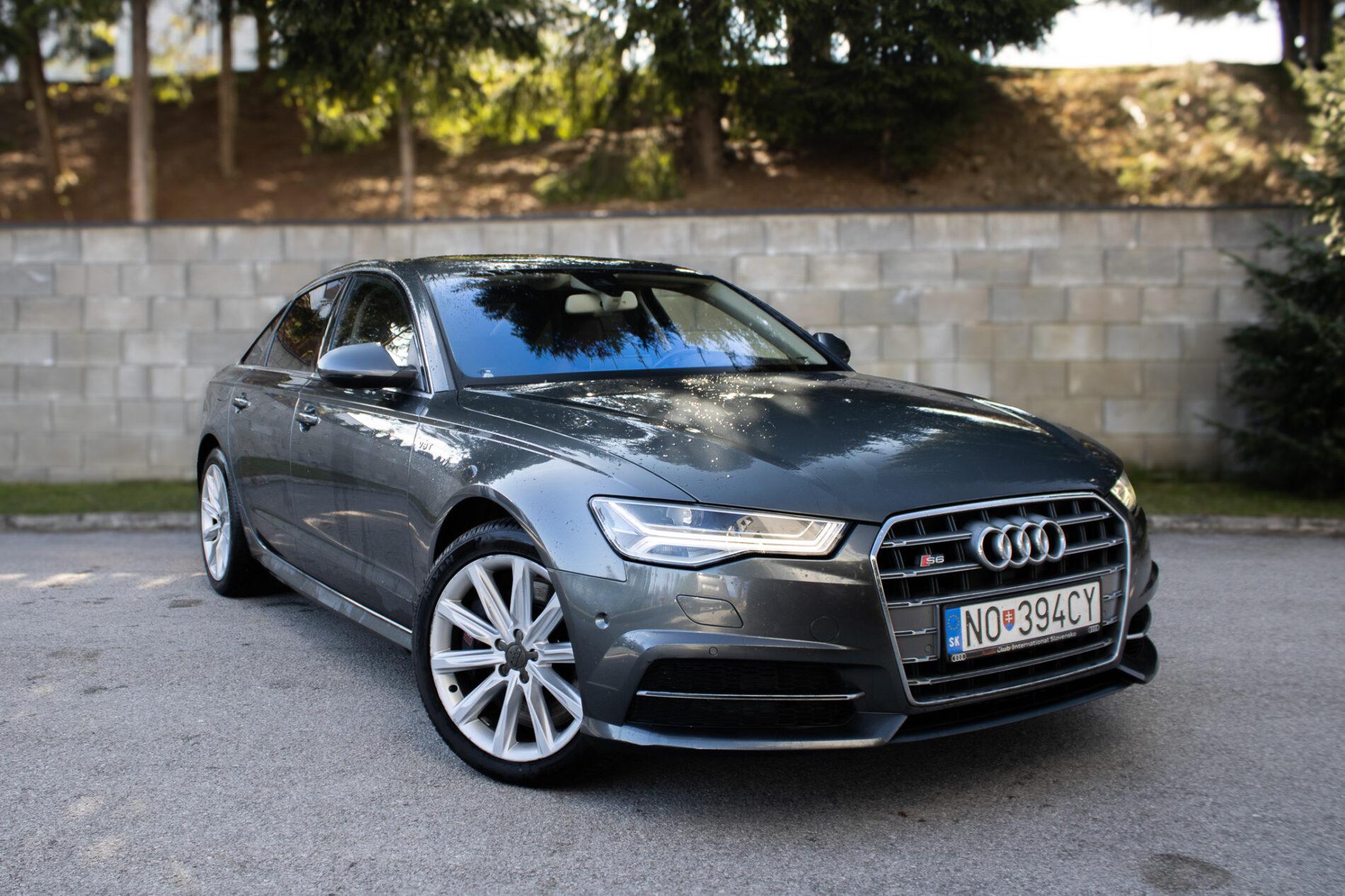2015 AUDI S6, šedá sedan, 184 000 km