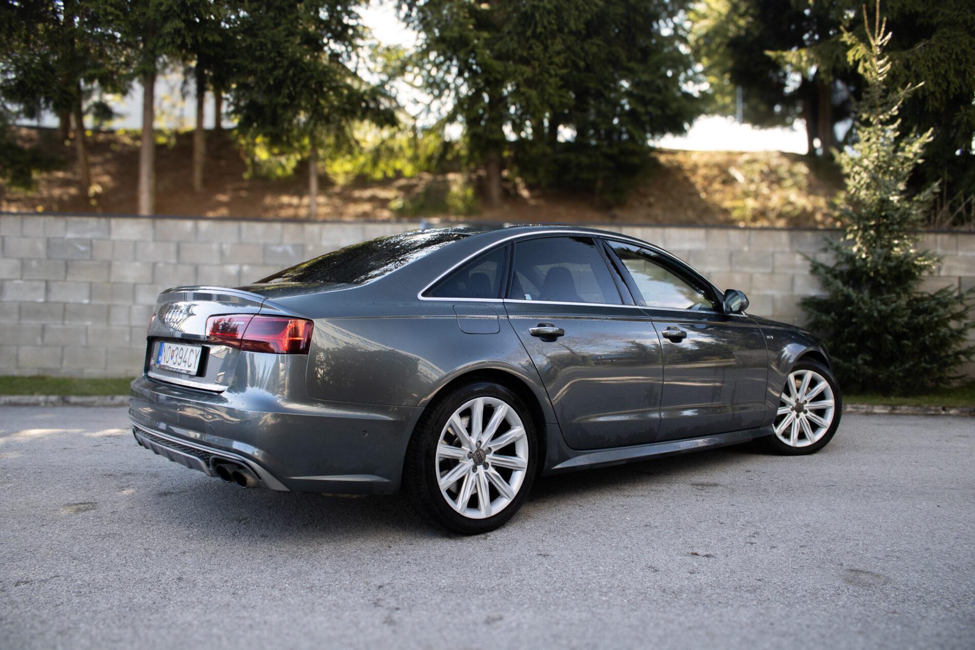 2015 AUDI S6, šedá sedan, 184 000 km