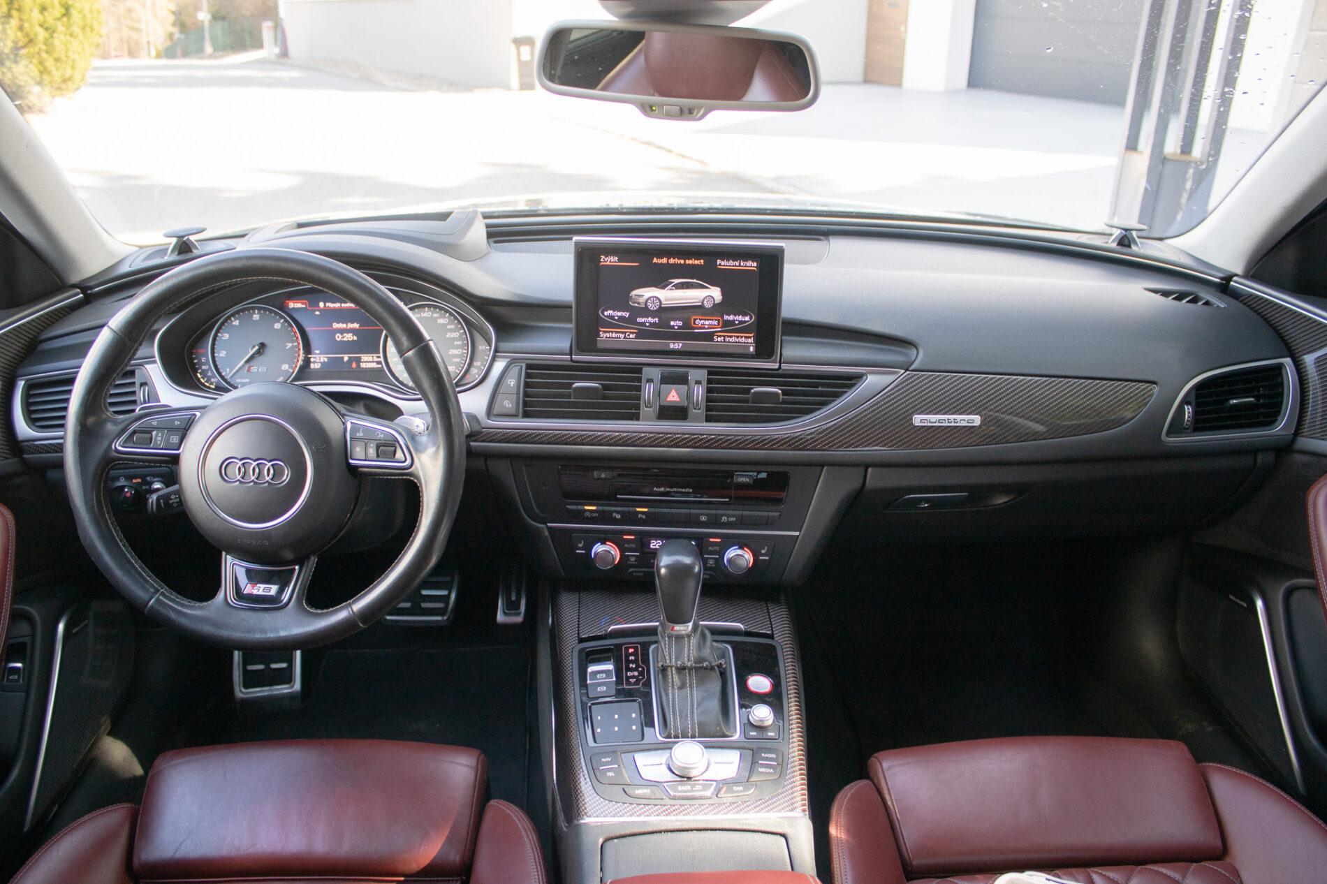 2015 AUDI S6, šedá sedan, 184 000 km