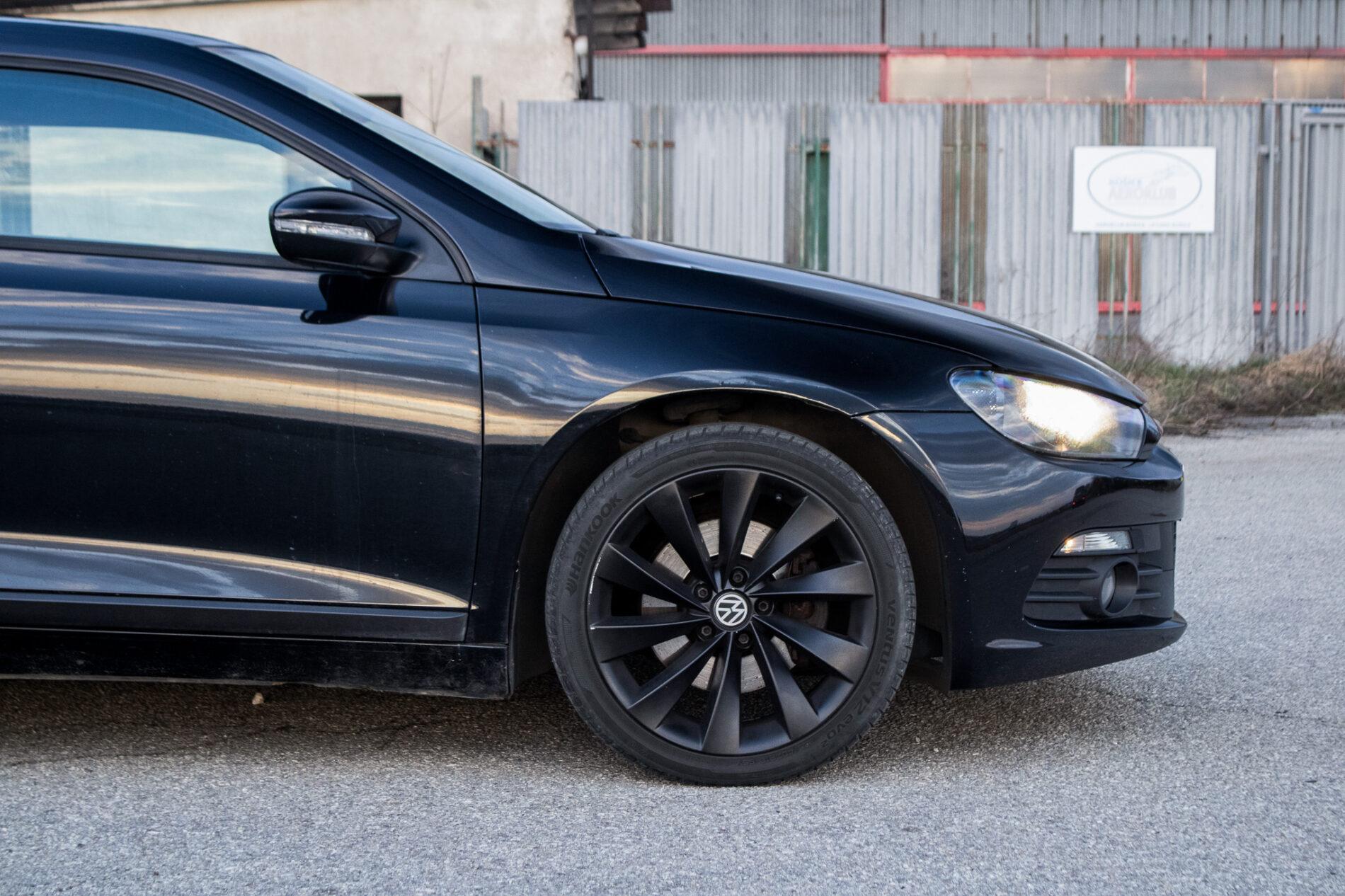 2008 Volkswagen Scirocco, černá kupé, 201 883 km