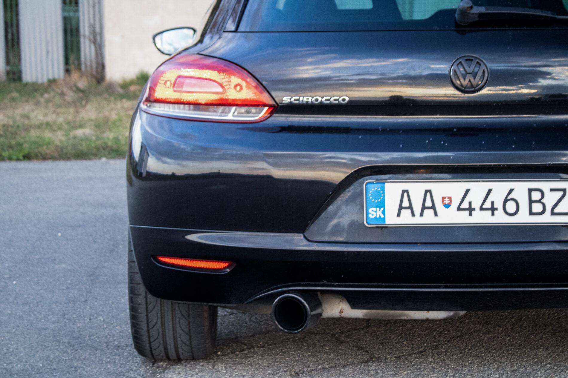 2008 Volkswagen Scirocco, černá kupé, 201 883 km