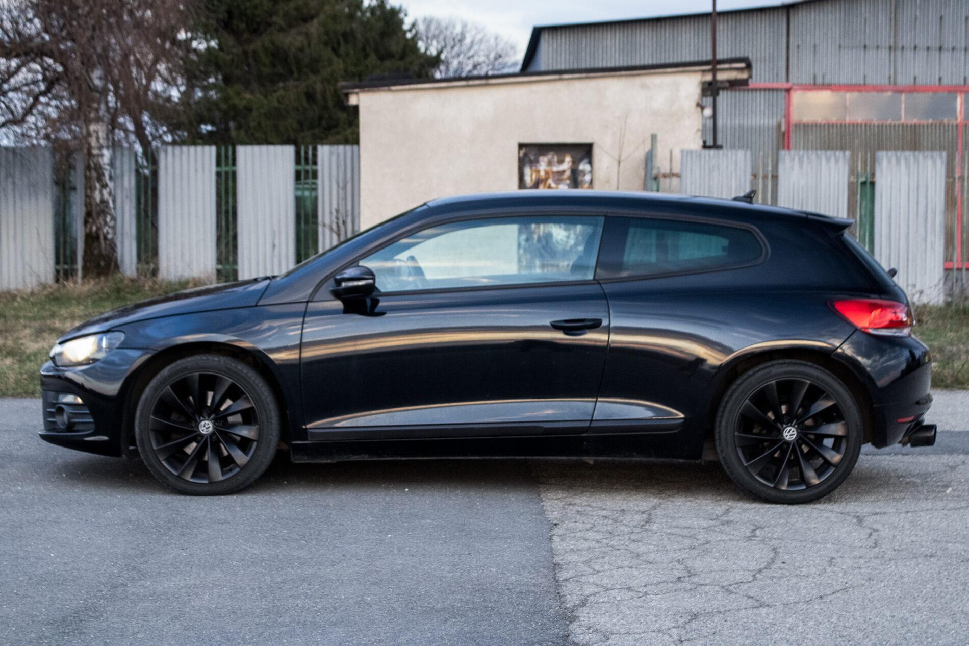 2008 Volkswagen Scirocco, černá kupé, 201 883 km