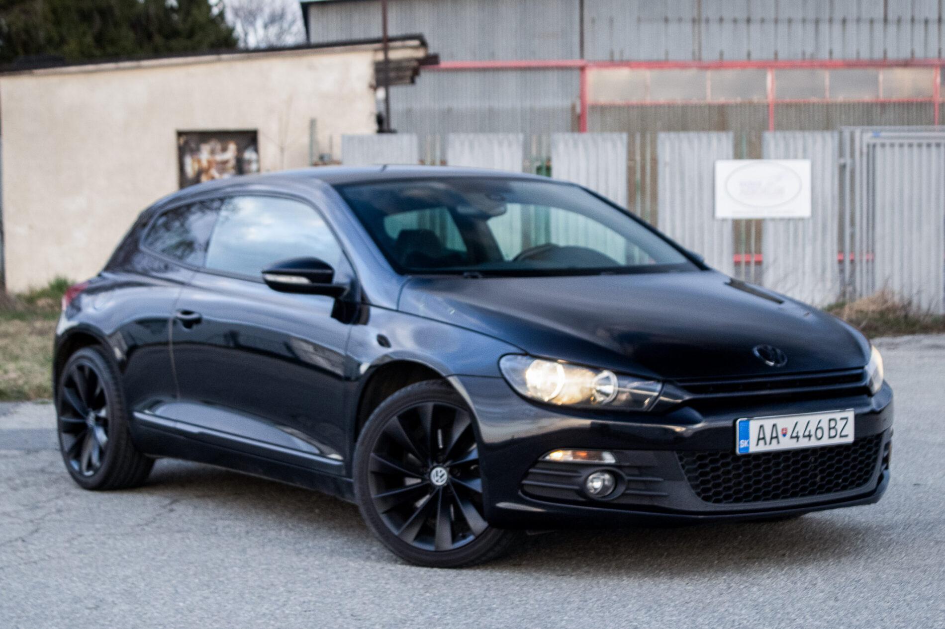 2008 Volkswagen Scirocco, černá kupé, 201 883 km