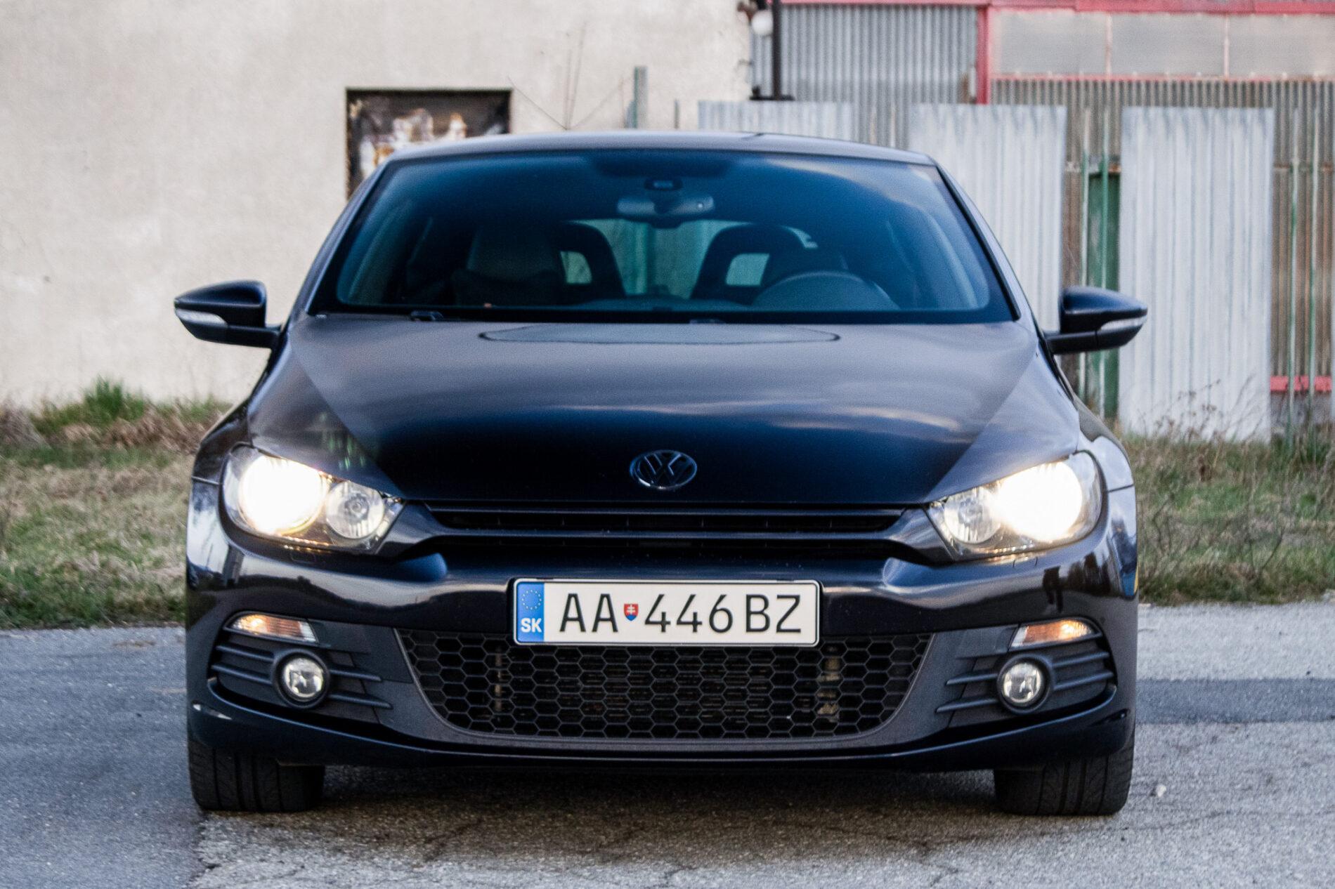 2008 Volkswagen Scirocco, černá kupé, 201 883 km