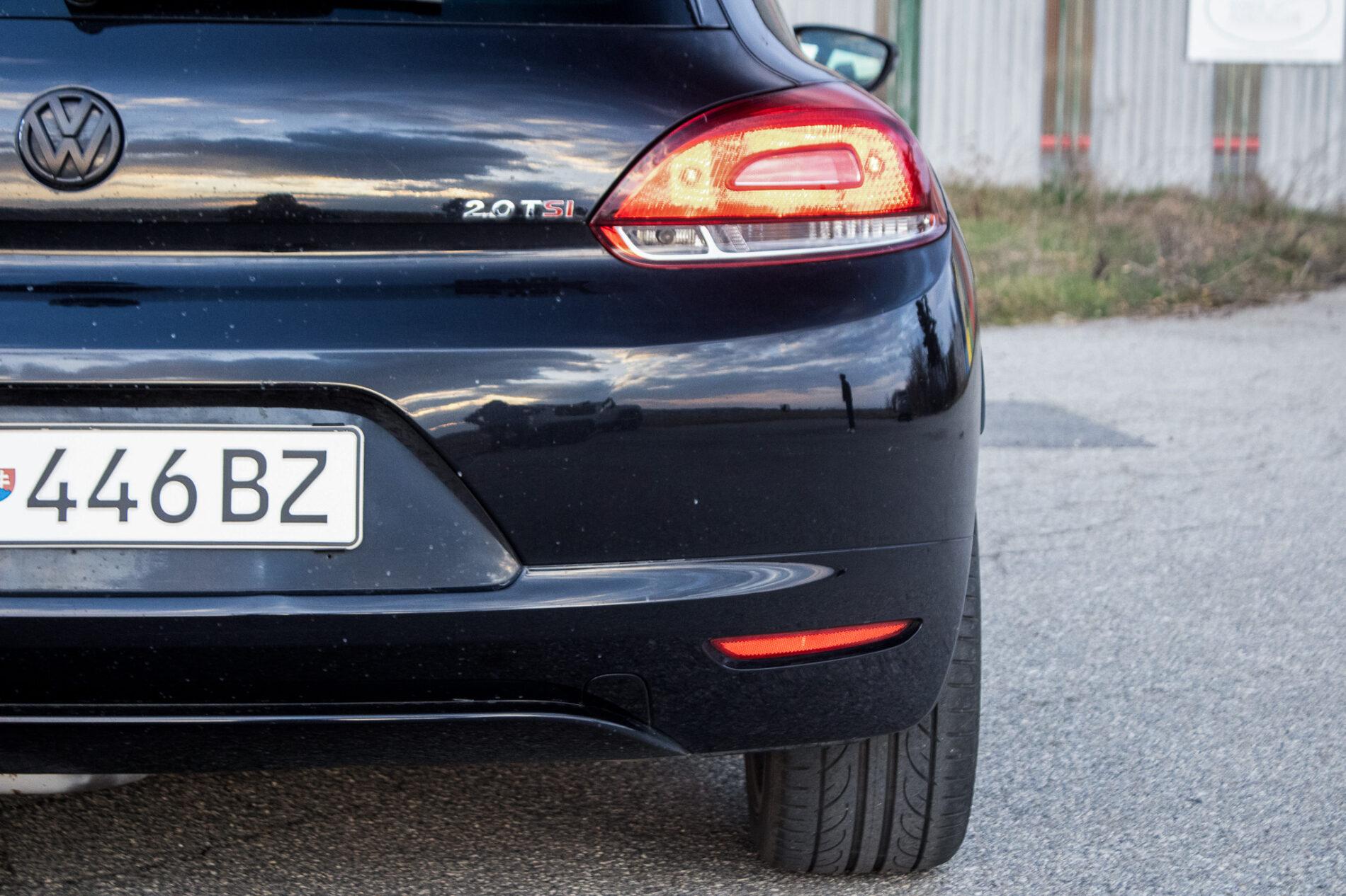 2008 Volkswagen Scirocco, černá kupé, 201 883 km