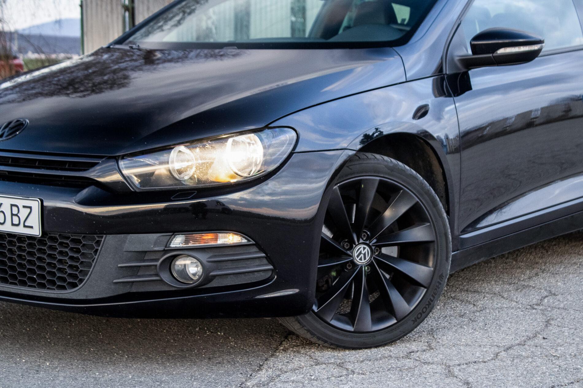 2008 Volkswagen Scirocco, černá kupé, 201 883 km