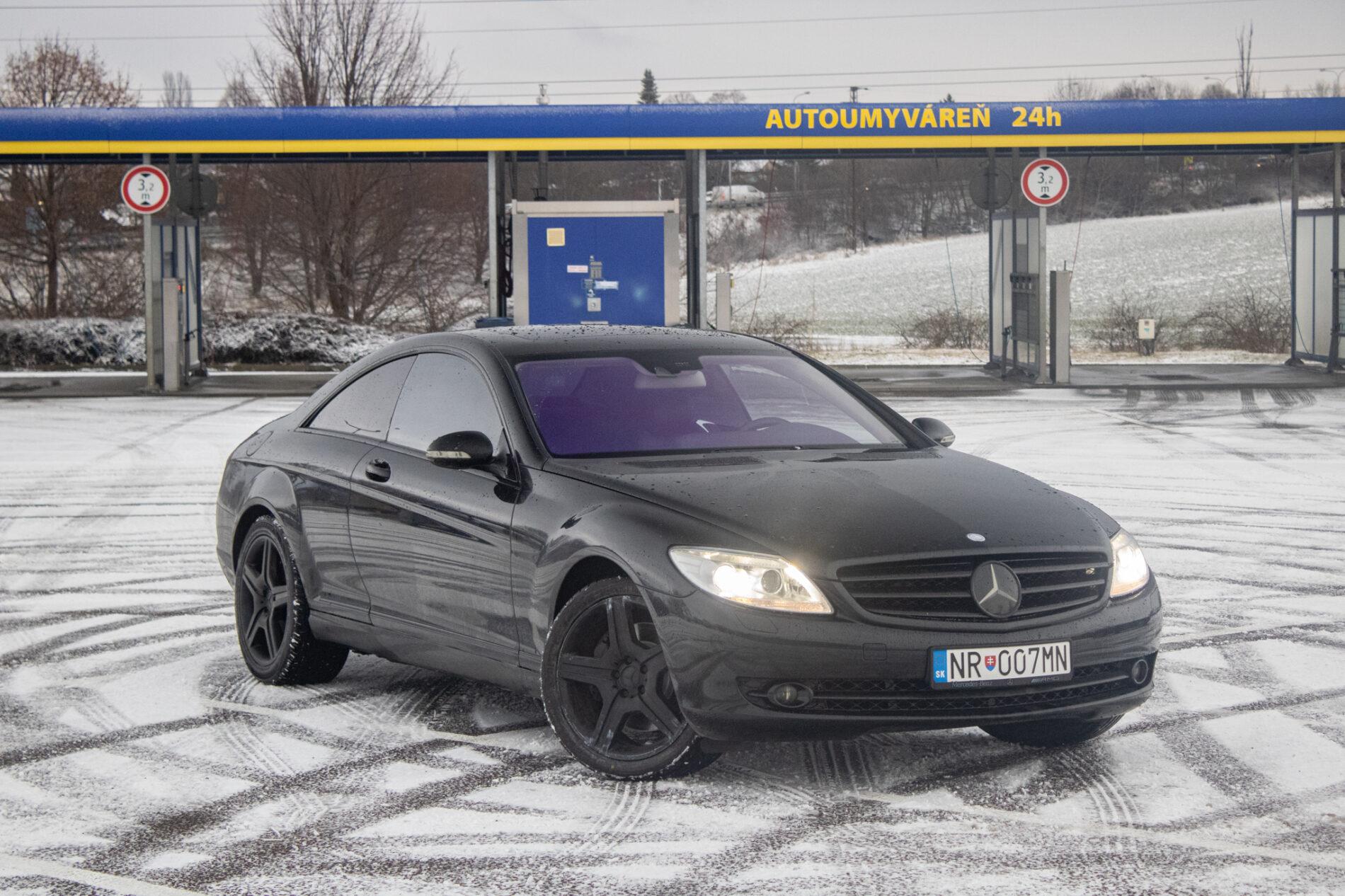 2008 Mercedes-Benz CL 500, černá kupé, 198 186 km