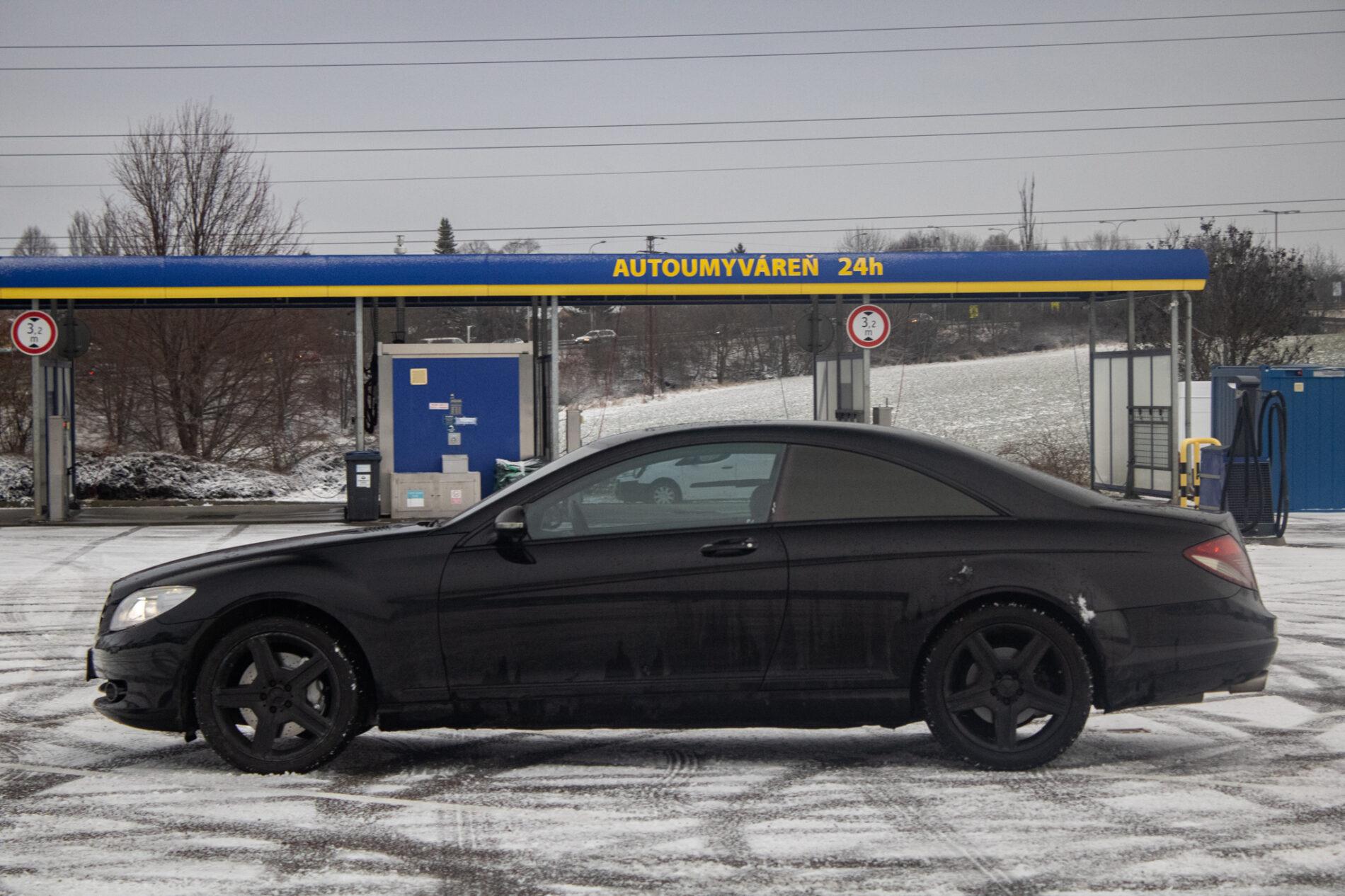 2008 Mercedes-Benz CL 500, černá kupé, 198 186 km