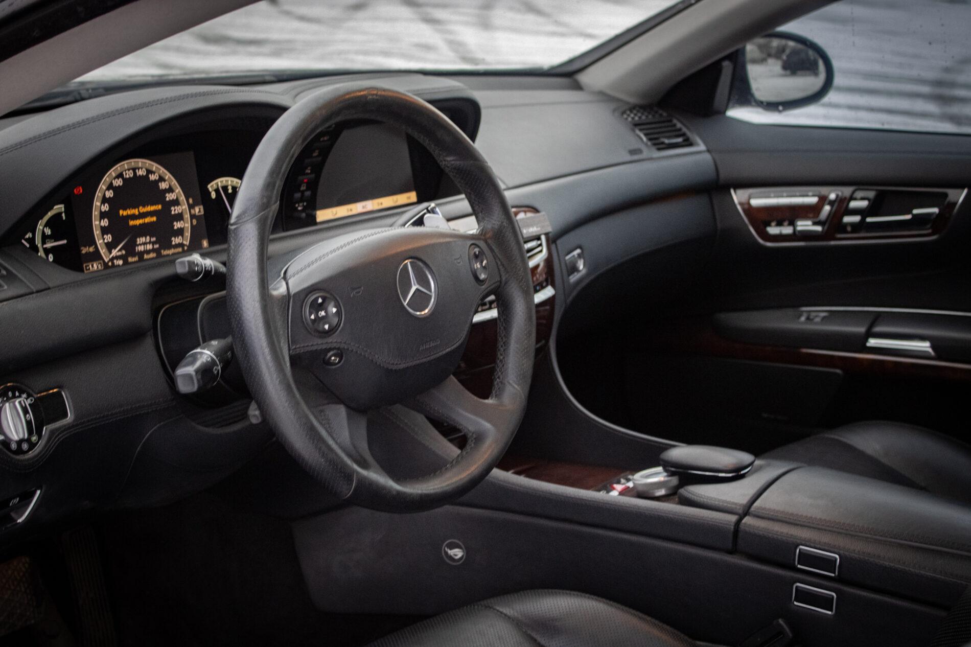 2008 Mercedes-Benz CL 500, černá kupé, 198 186 km