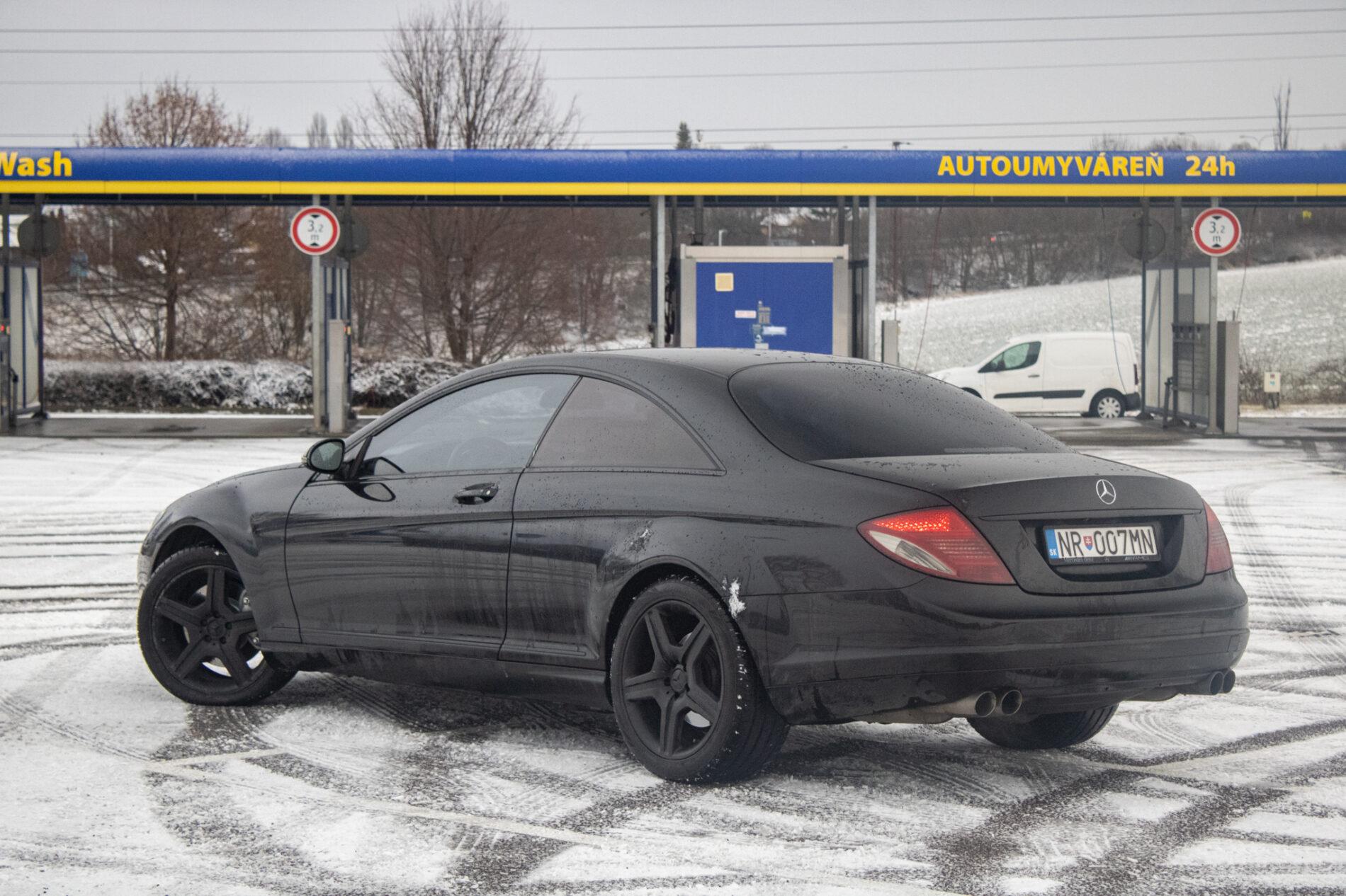 2008 Mercedes-Benz CL 500, černá kupé, 198 186 km