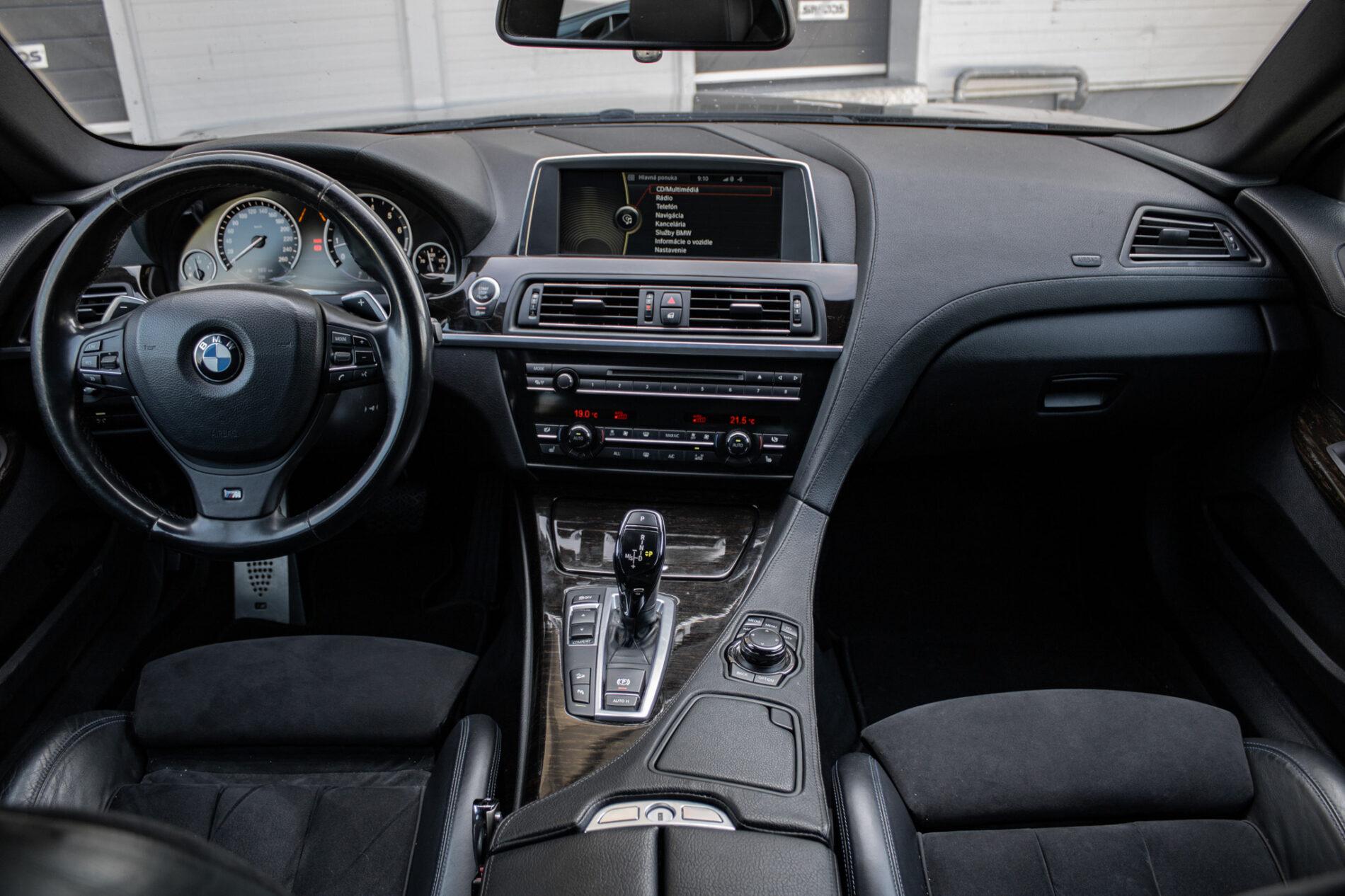 2012 BMW 650i, černá kupé, 213 000 km