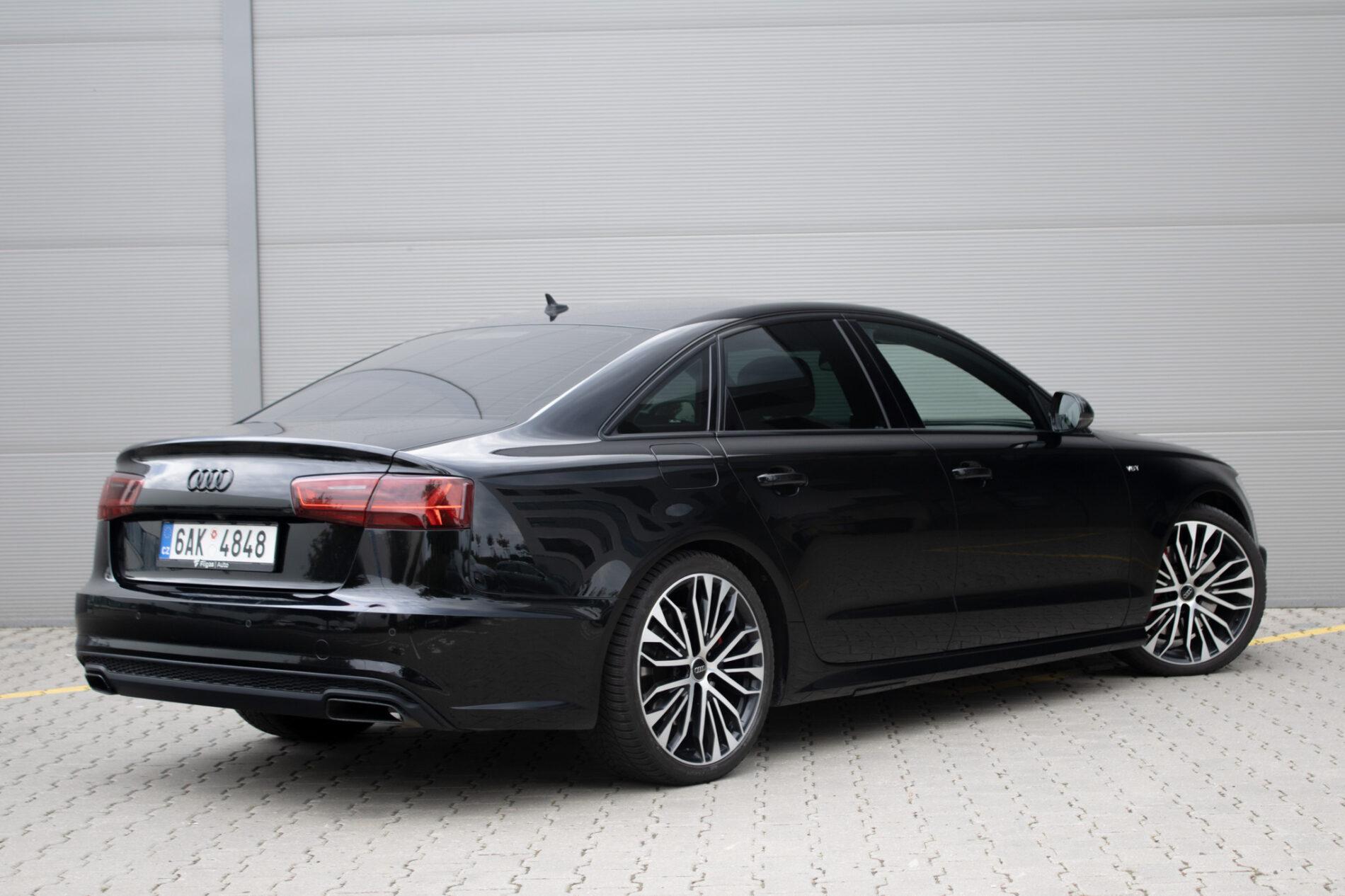 2017 AUDI A6, černá sedan, 199 500 km