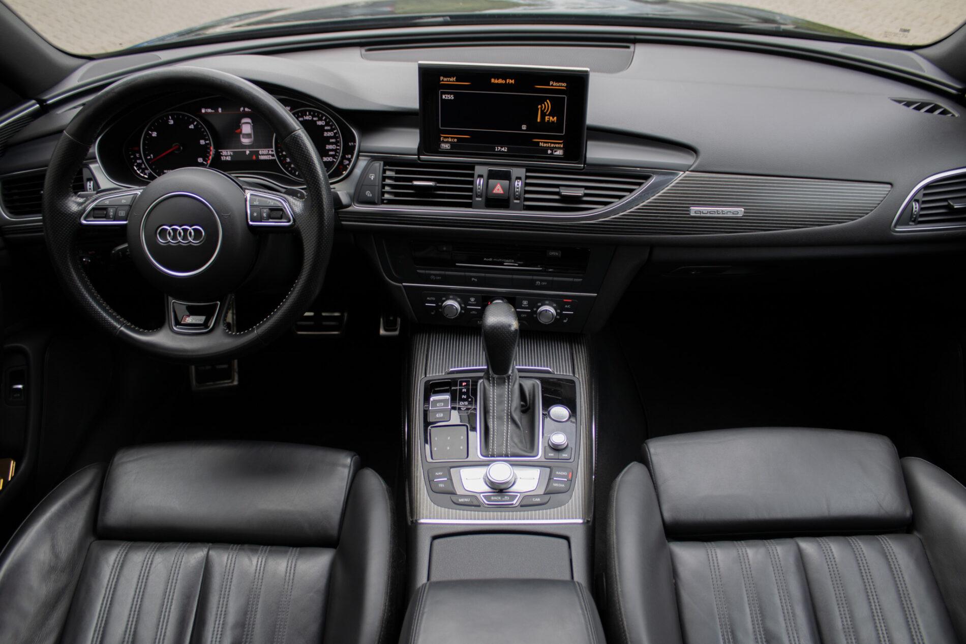 2017 AUDI A6, černá sedan, 199 500 km