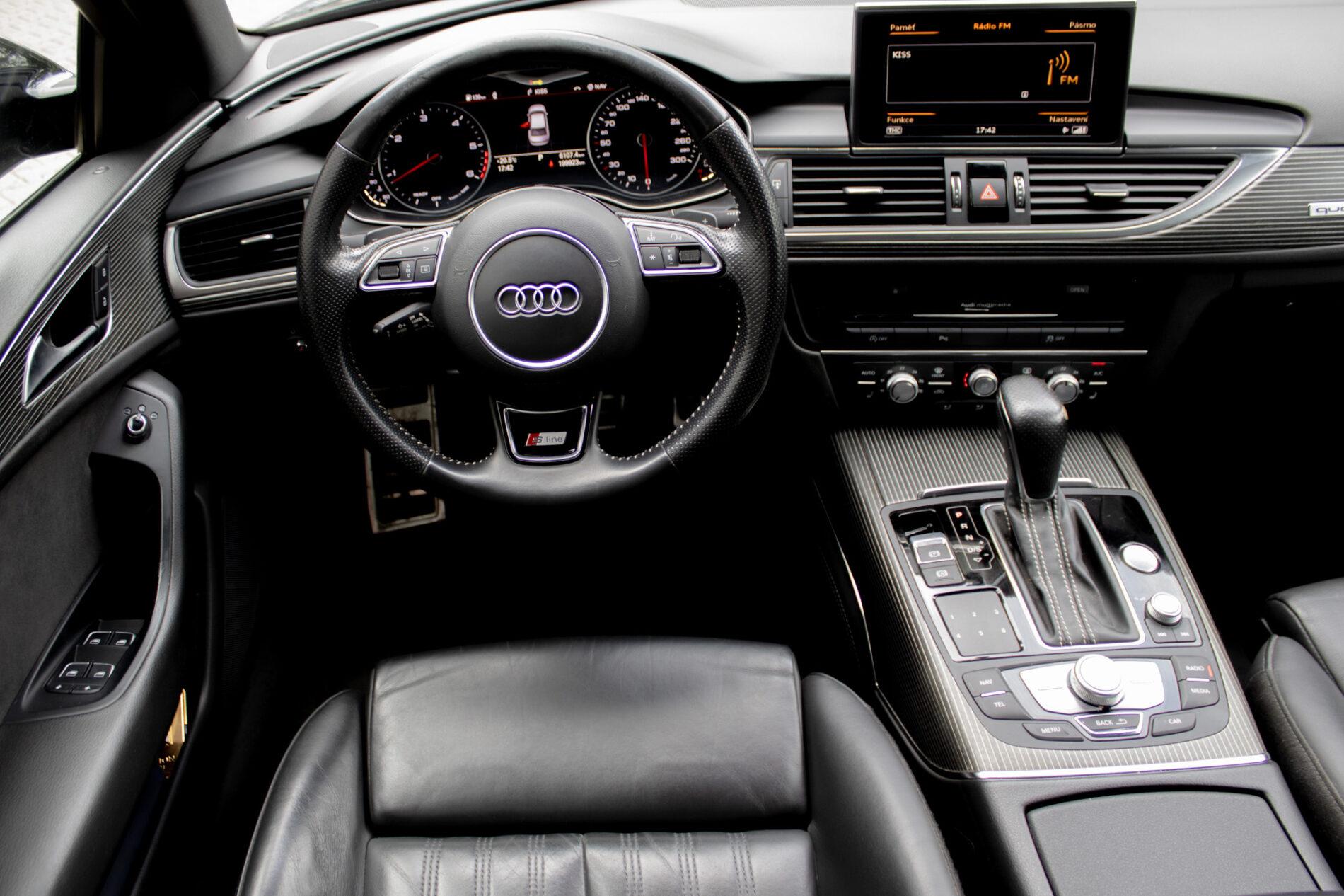 2017 AUDI A6, černá sedan, 199 500 km