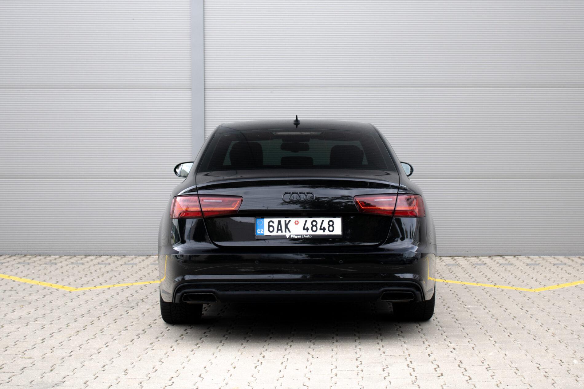2017 AUDI A6, černá sedan, 199 500 km