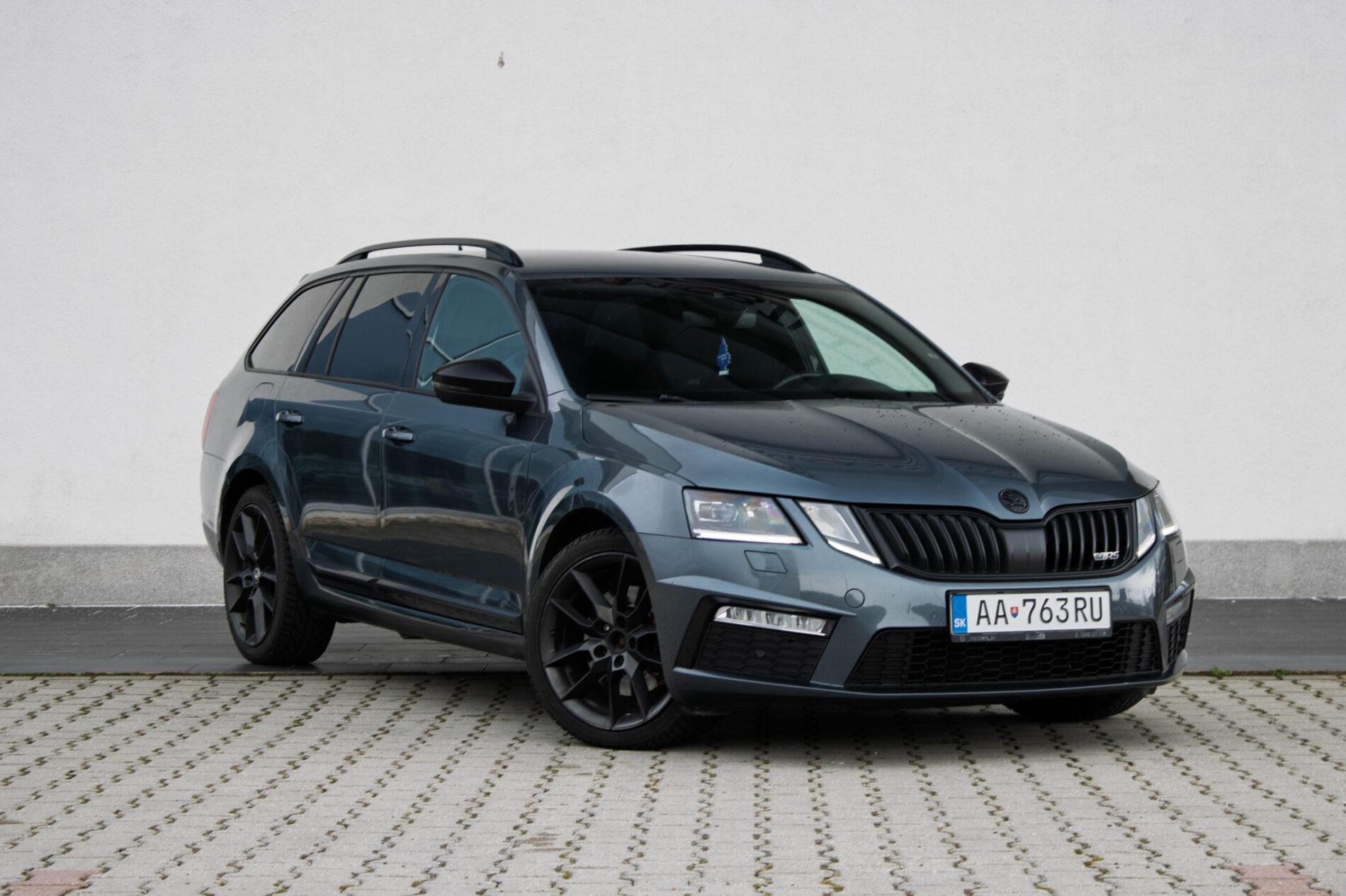2017 Skoda Octavia RS, šedá kombi, 192 310 km