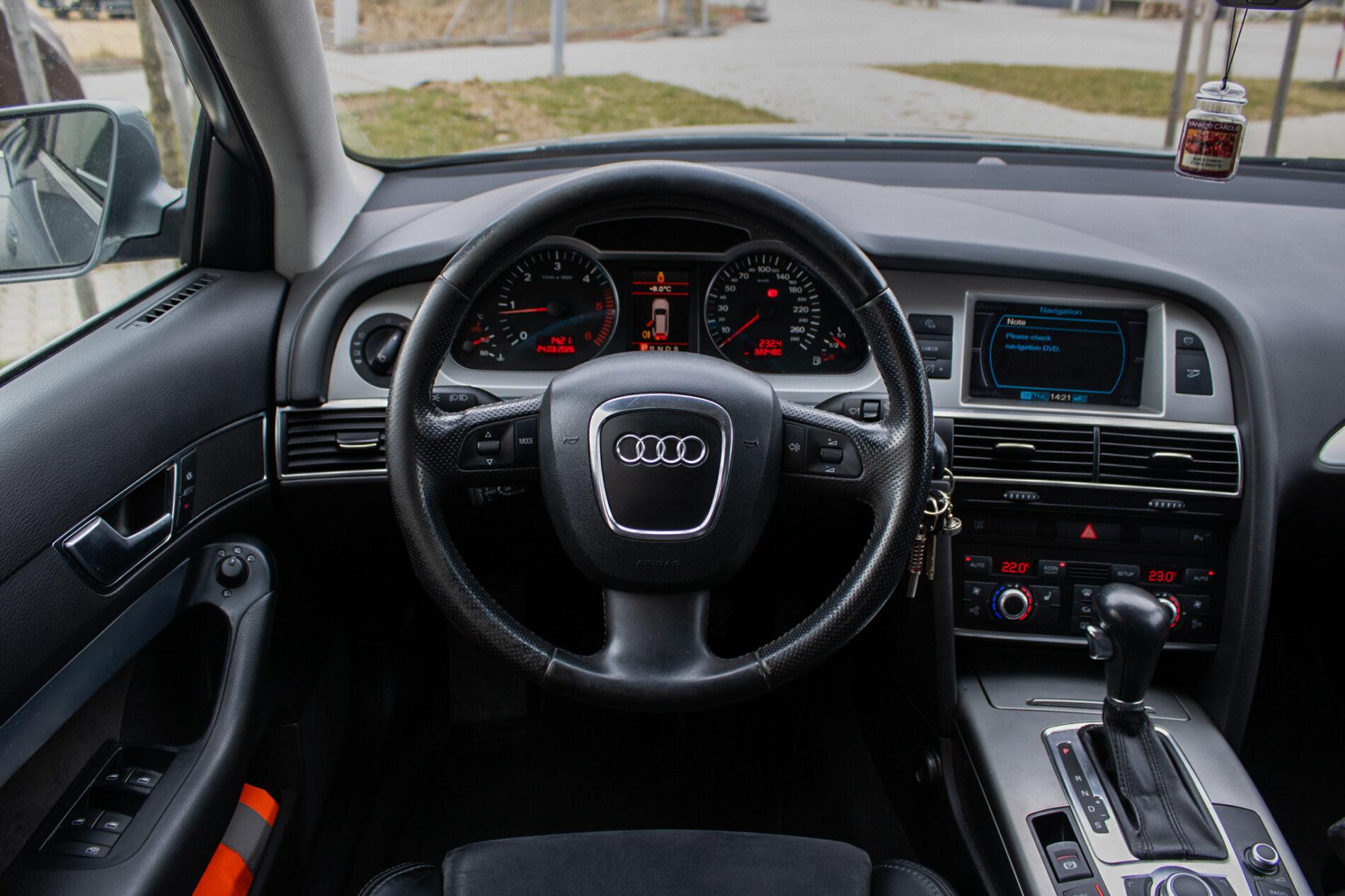 2008 AUDI A6, šedá kombi, 322 480 km