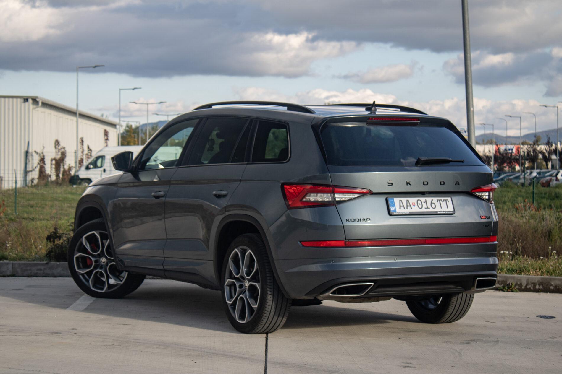2020 Skoda Kodiaq RS, šedá suv, 131 224 km