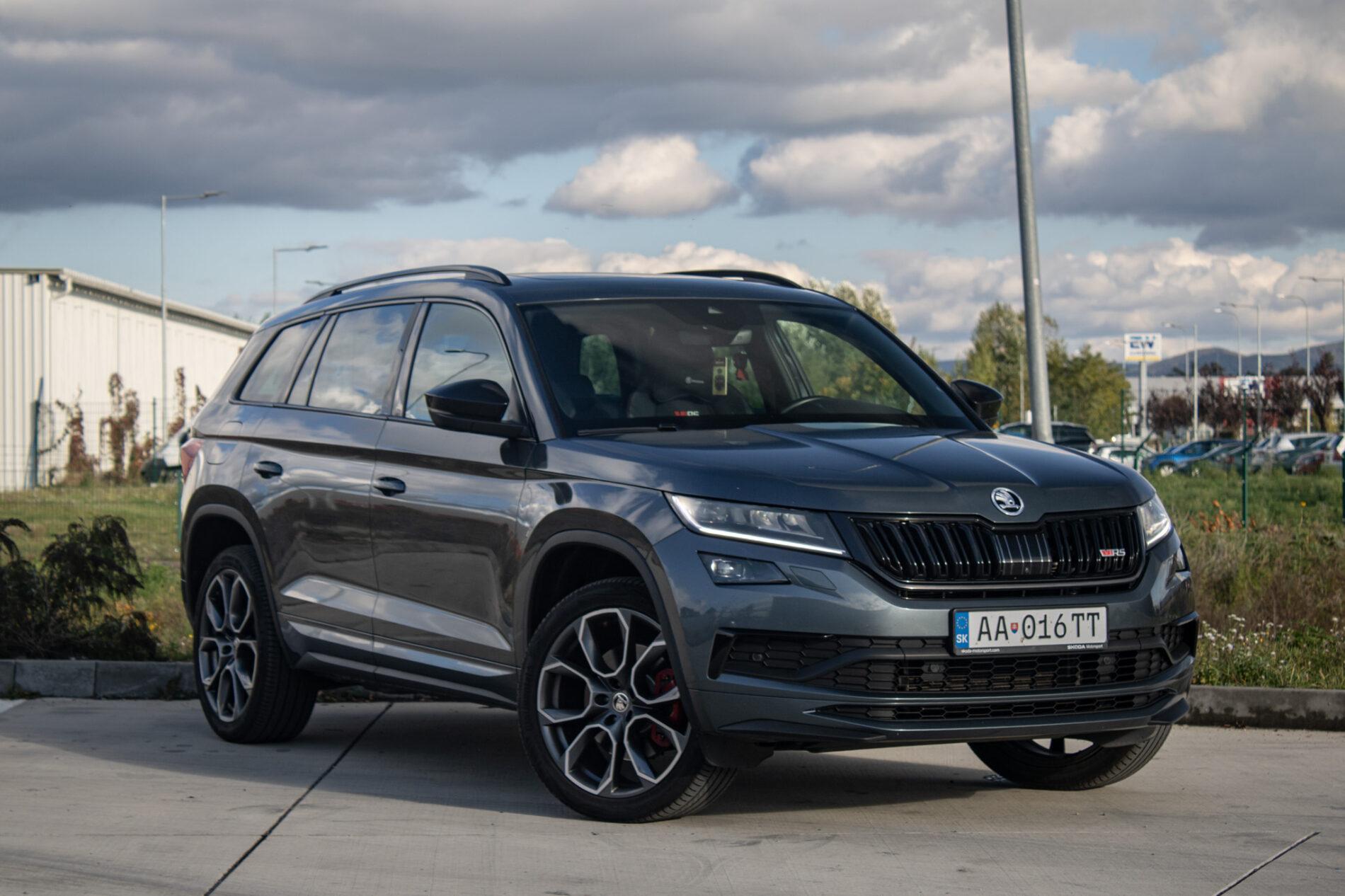 2020 Skoda Kodiaq RS, šedá suv, 131 224 km