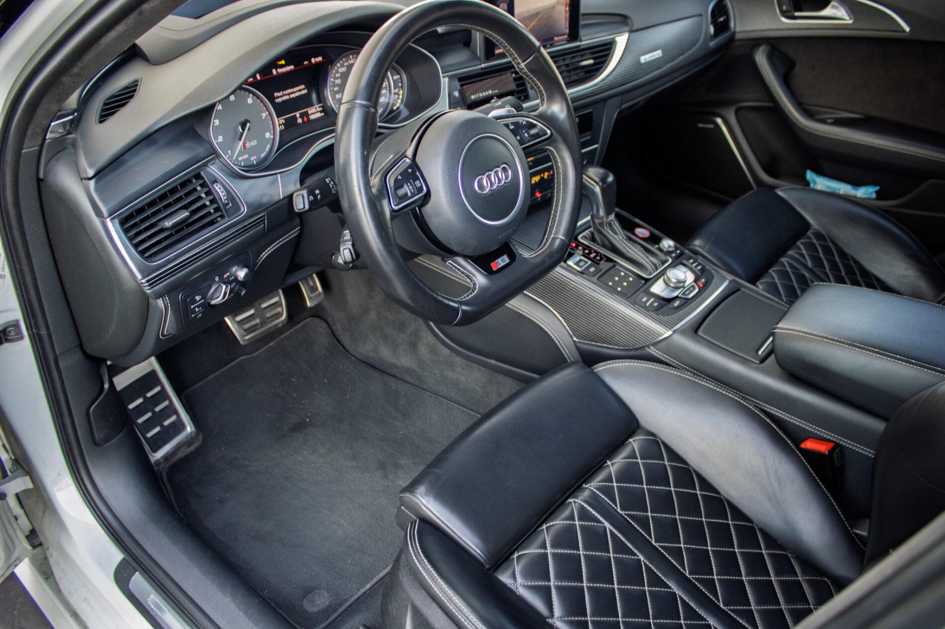 2017 AUDI S6, bílá sedan, 168 986 km