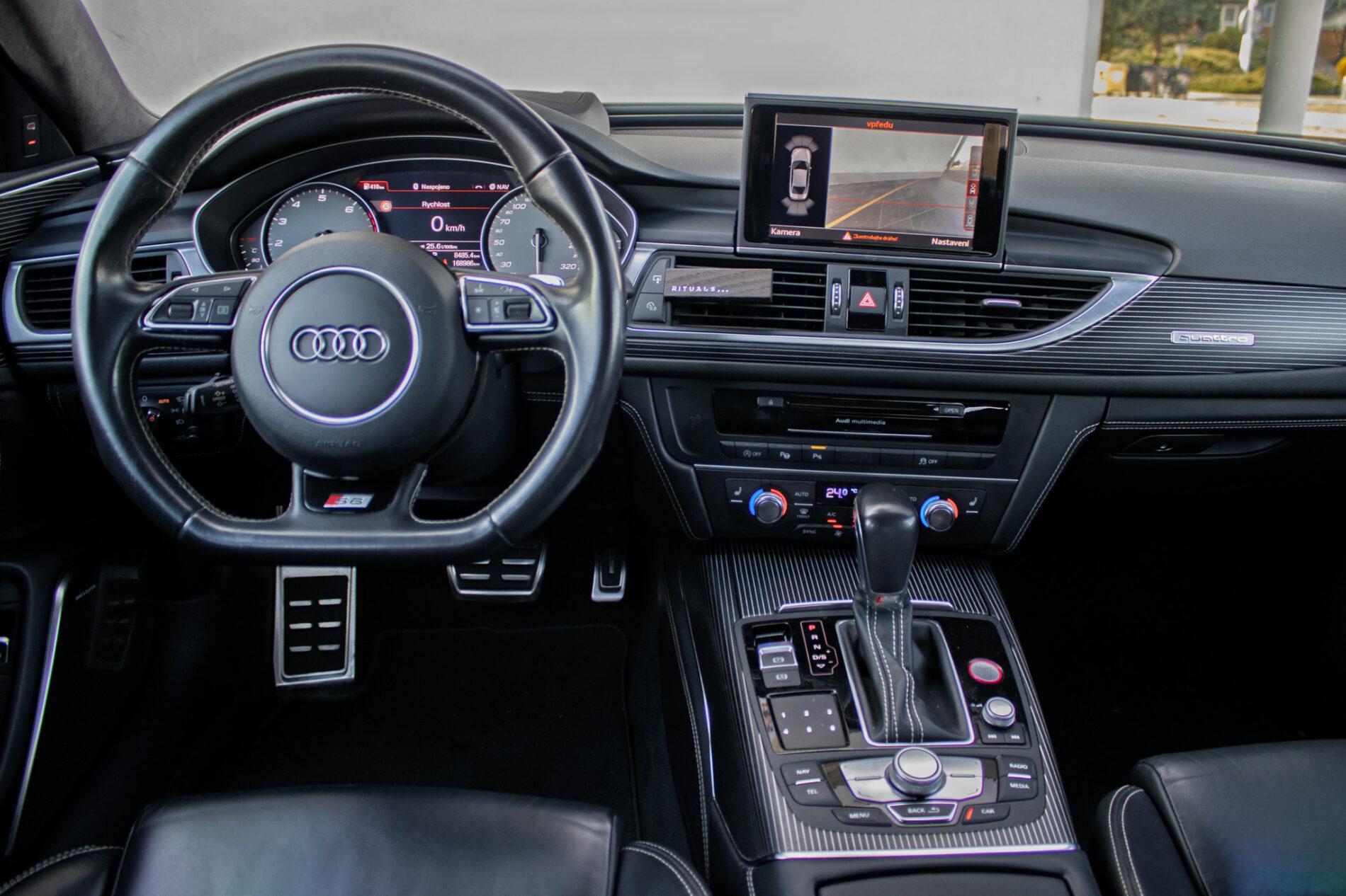 2017 AUDI S6, bílá sedan, 168 986 km