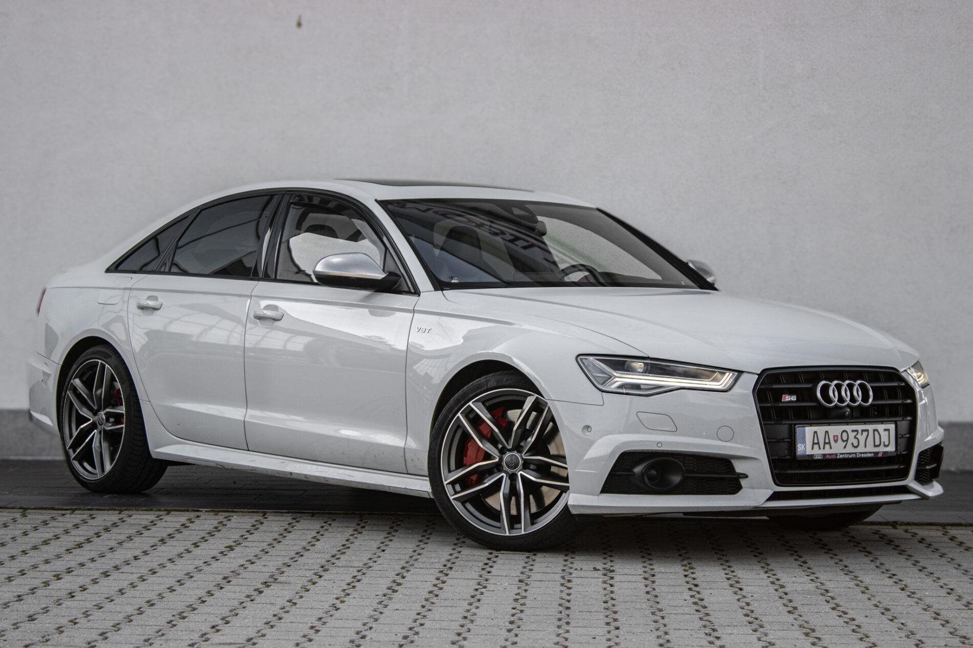 2017 AUDI S6, bílá sedan, 168 986 km