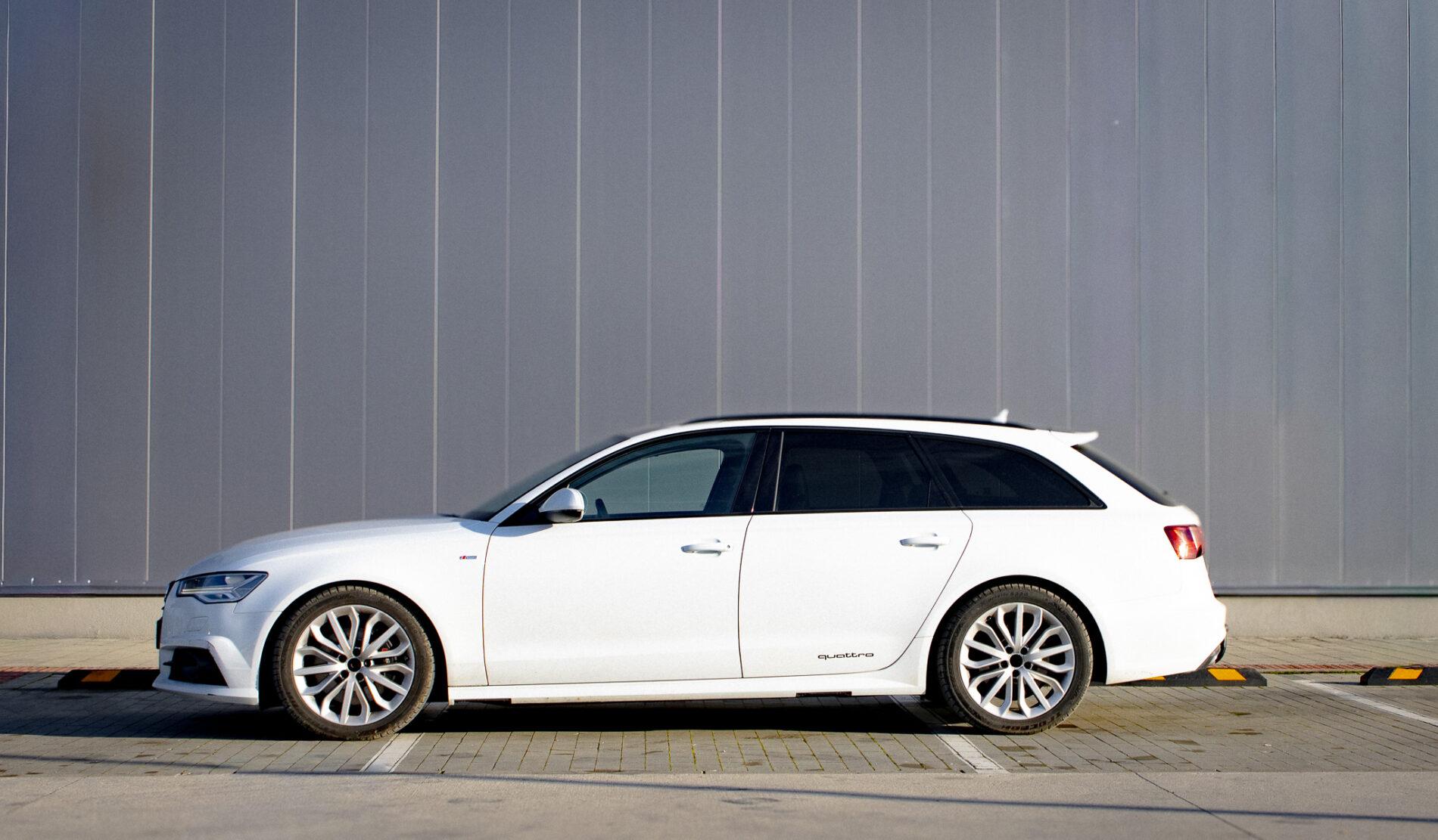 2015 AUDI A6, bílá kombi, 281 000 km
