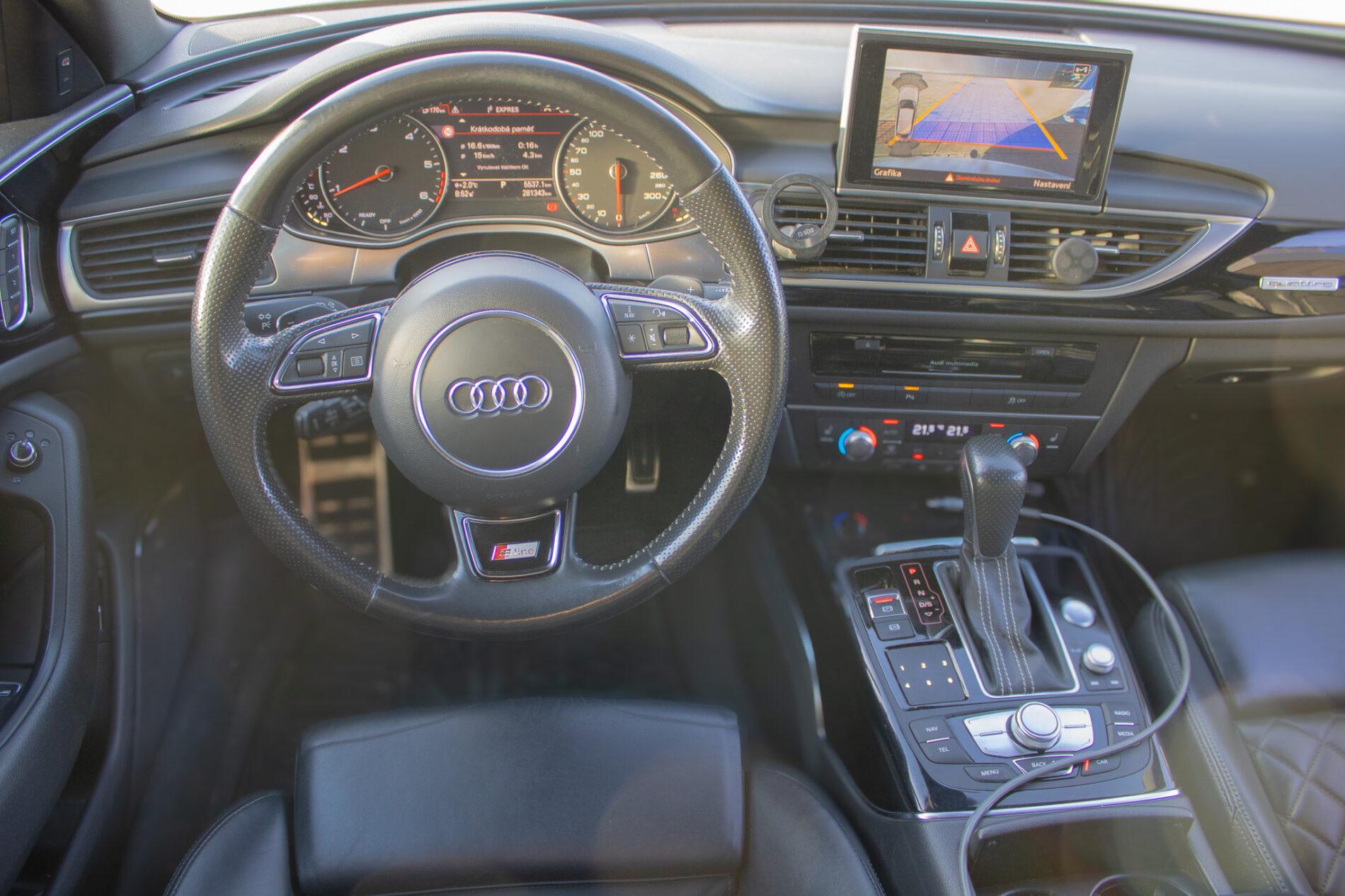 2015 AUDI A6, bílá kombi, 281 000 km