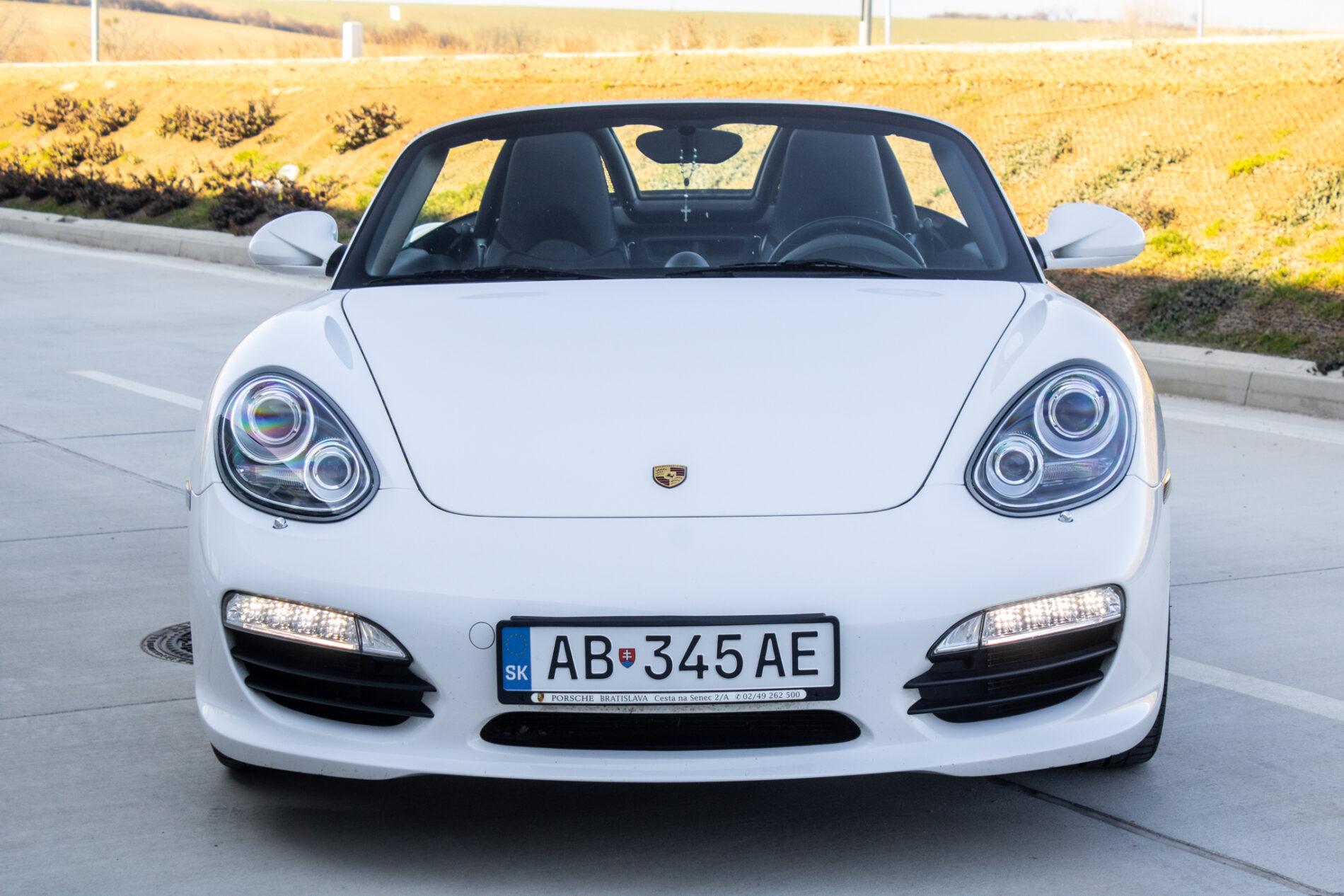 2010 Porsche Boxster S, bílá kabriolet, 57 649 km