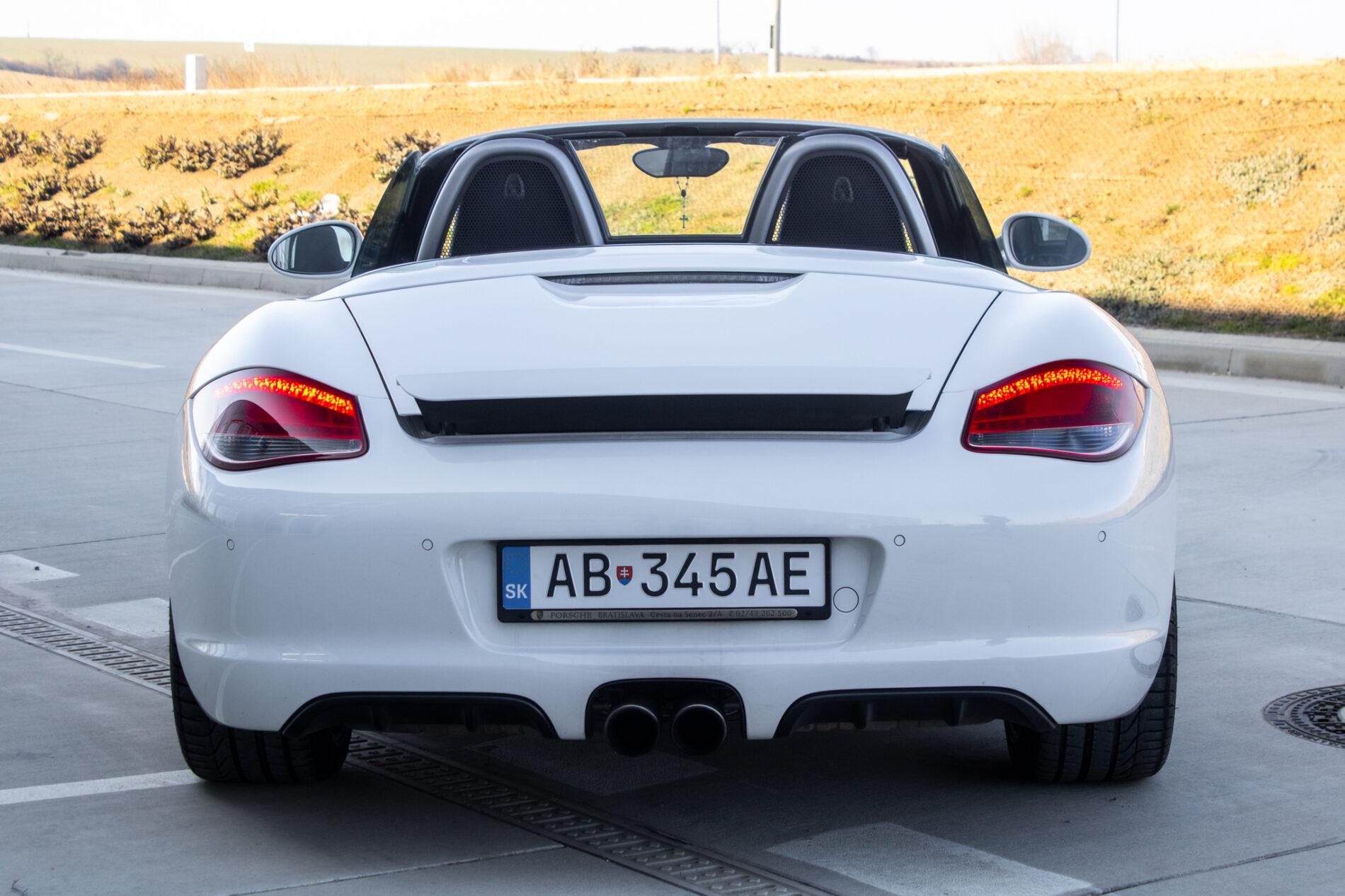 2010 Porsche Boxster S, bílá kabriolet, 57 649 km