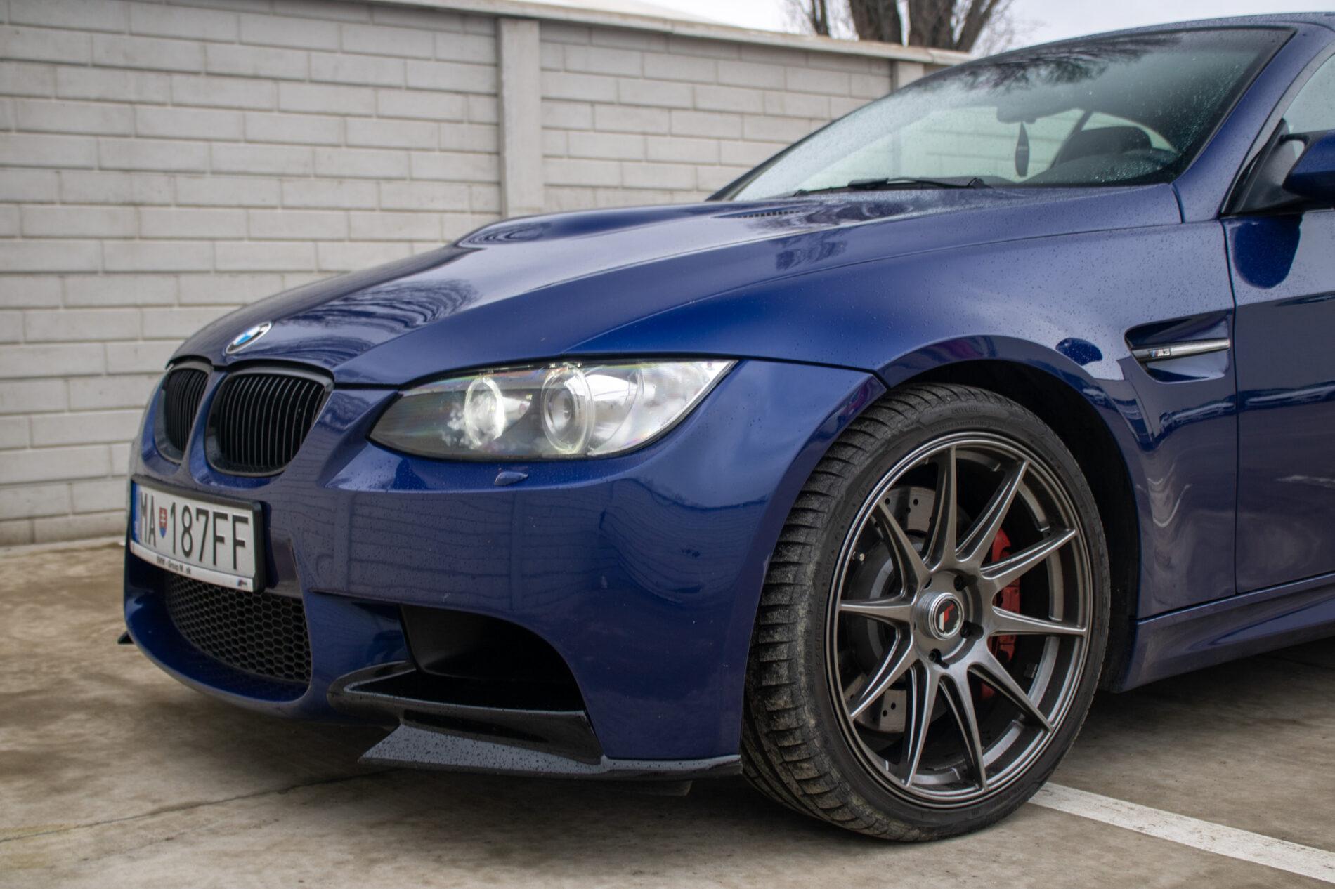 2010 BMW M3, modrá kupé, 152 846 km
