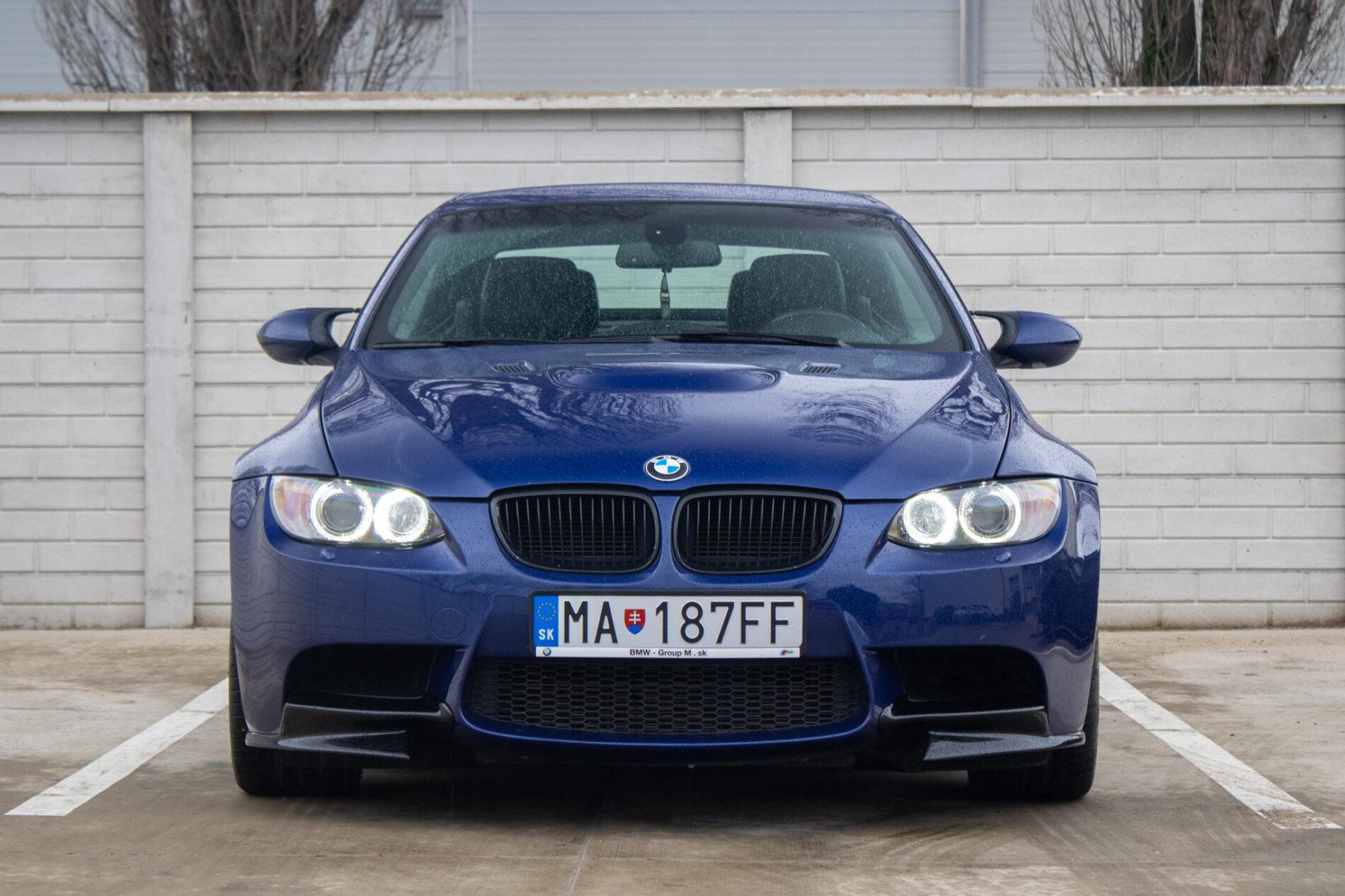 2010 BMW M3, modrá kupé, 152 846 km