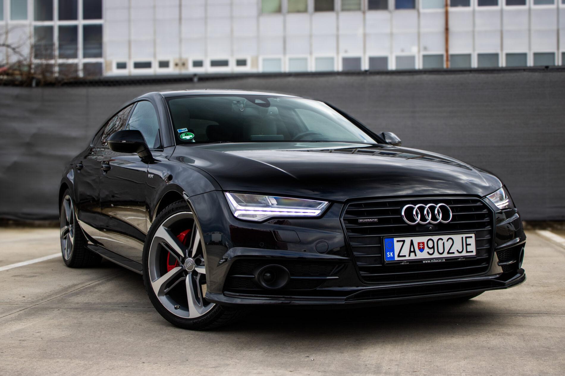 2017 AUDI A7, černá hatchback, 95 370 km