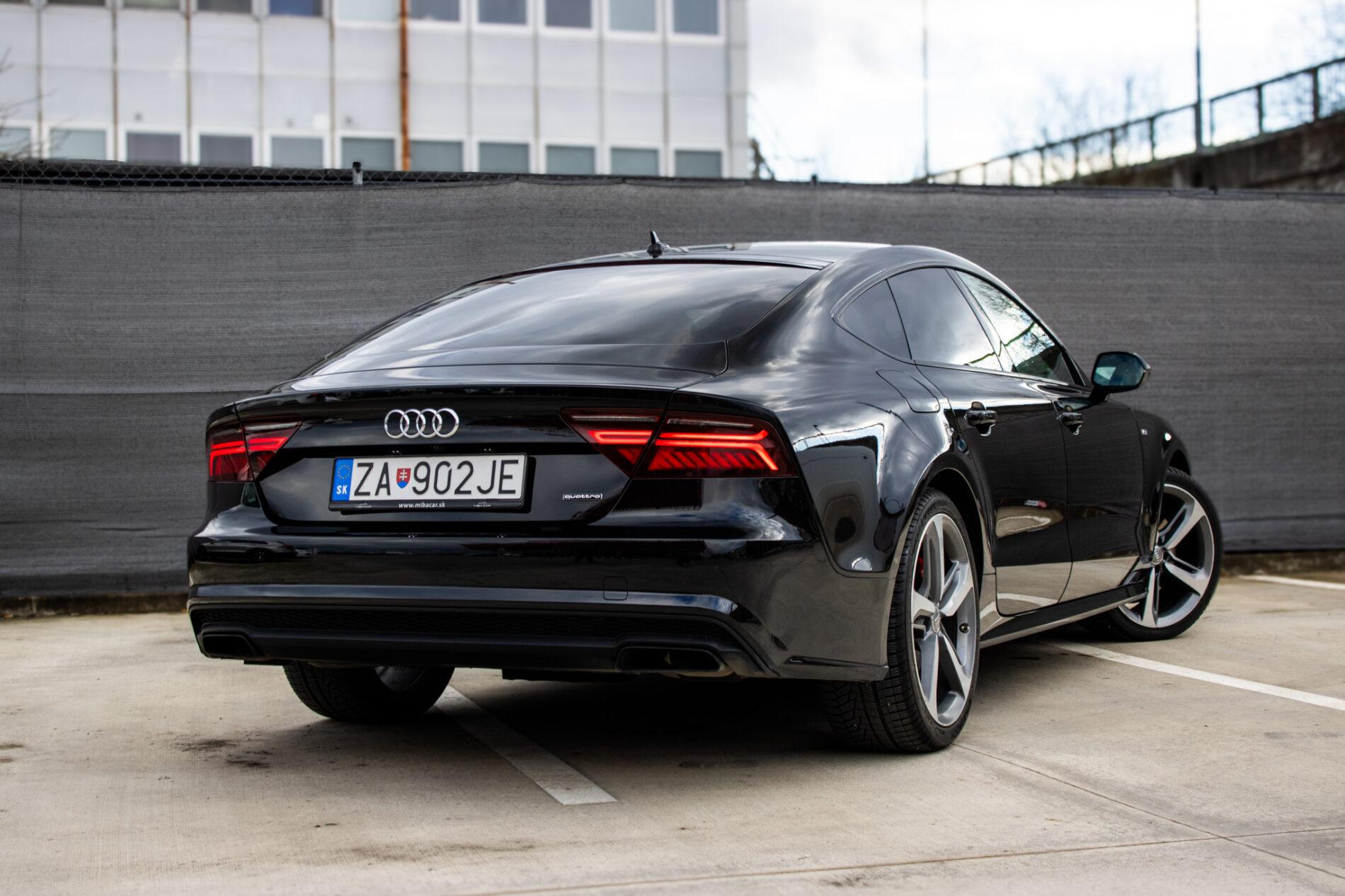 2017 AUDI A7, černá hatchback, 95 370 km