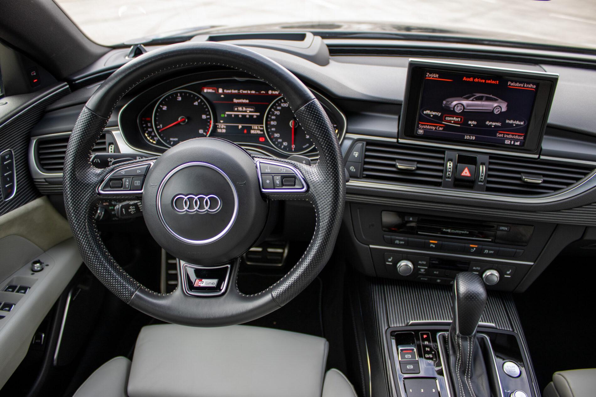 2017 AUDI A7, černá hatchback, 95 370 km