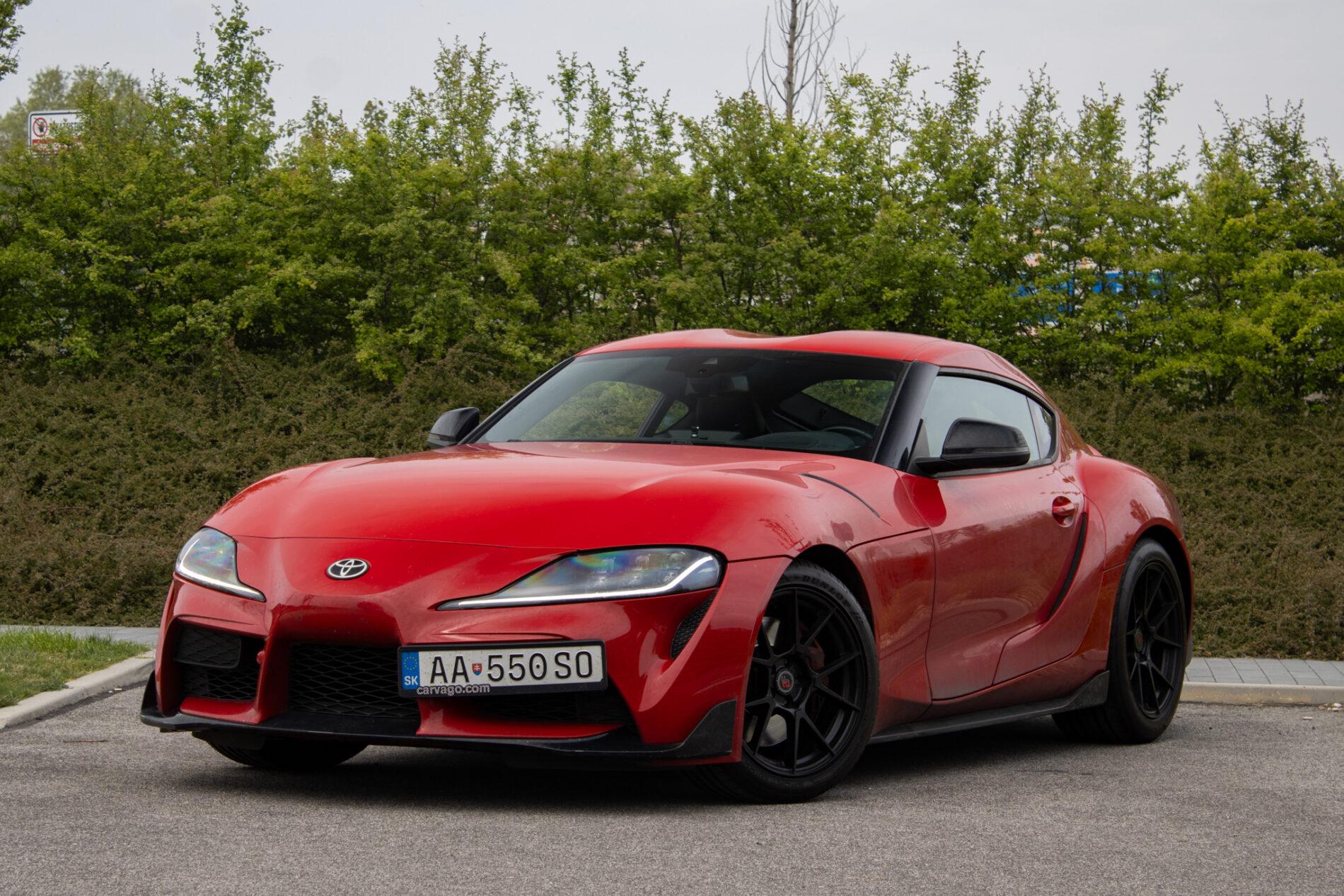 2021 Toyota GR Supra, červená kupé, 91 509 km