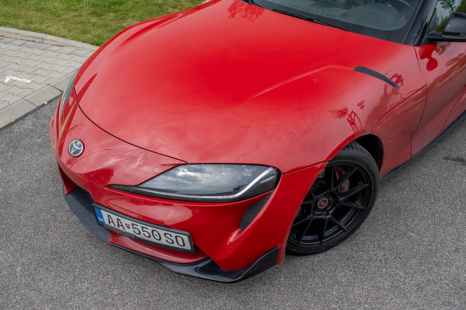 2021 Toyota GR Supra, červená kupé, 91 509 km