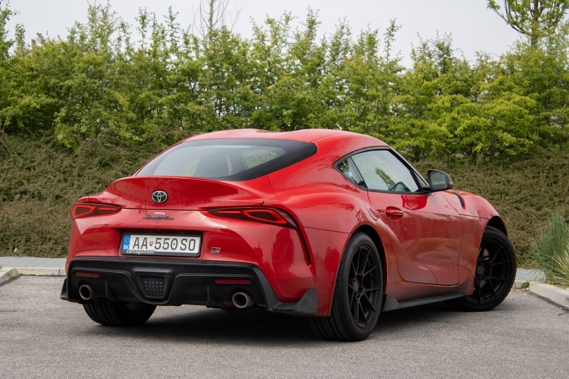 2021 Toyota GR Supra, červená kupé, 91 509 km